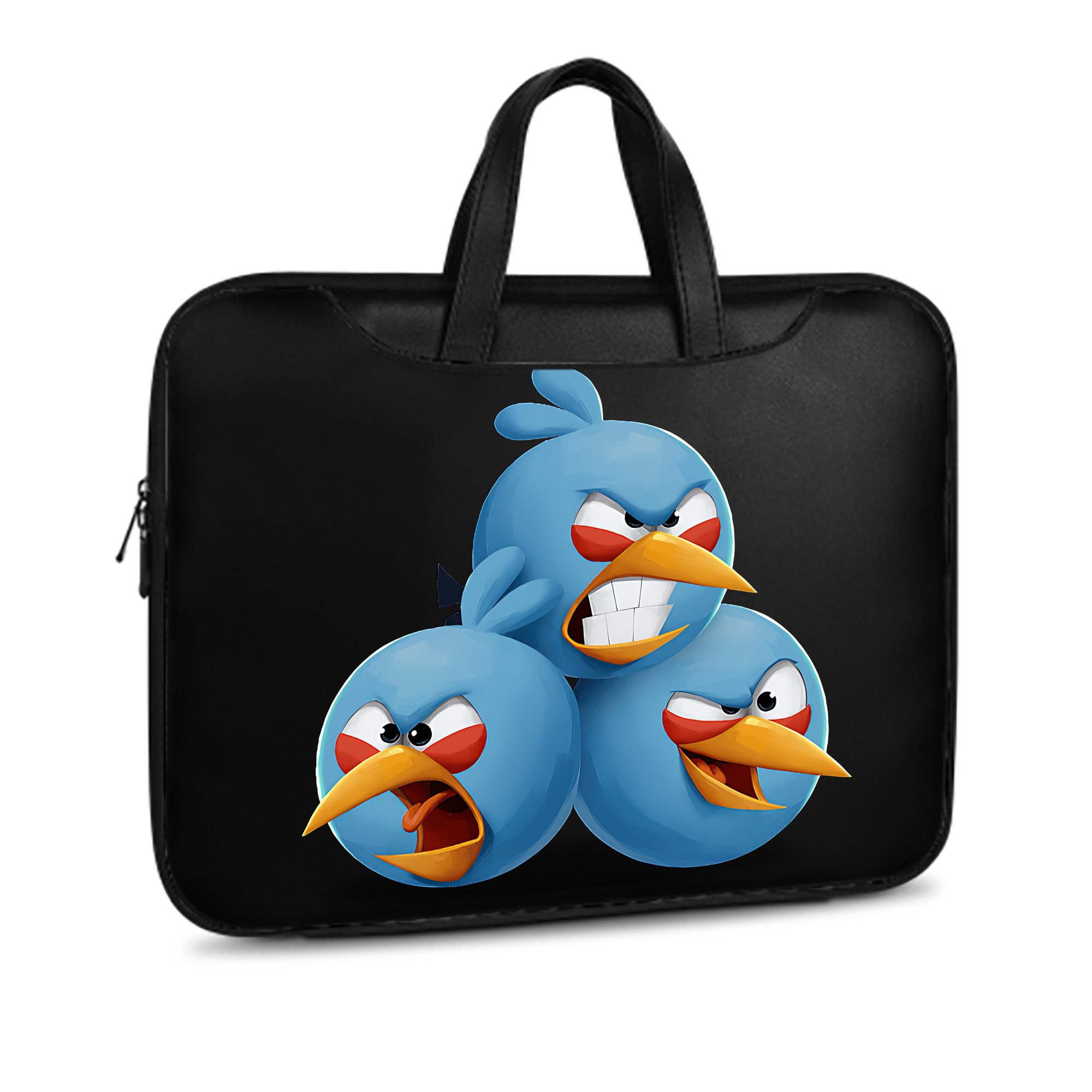 （画像用） Angry Birds アングリーバード レザーラップトップバッグ　ノートパソコンケース