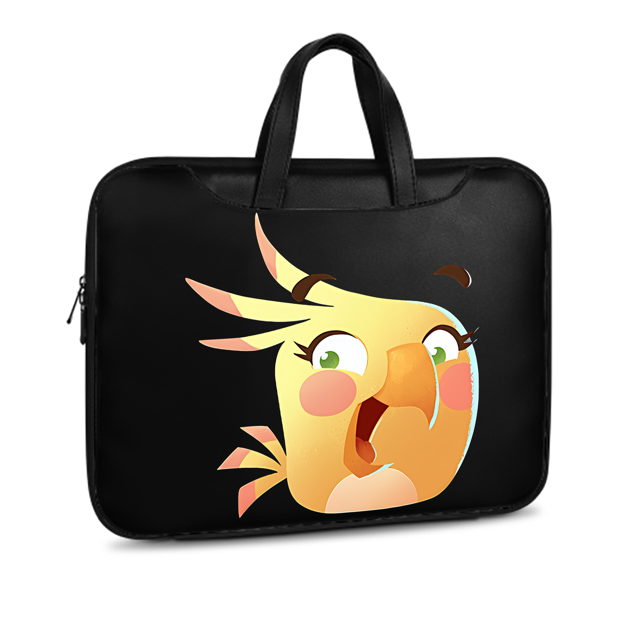 （画像用） Angry Birds アングリーバード レザーラップトップバッグ　ノートパソコンケース