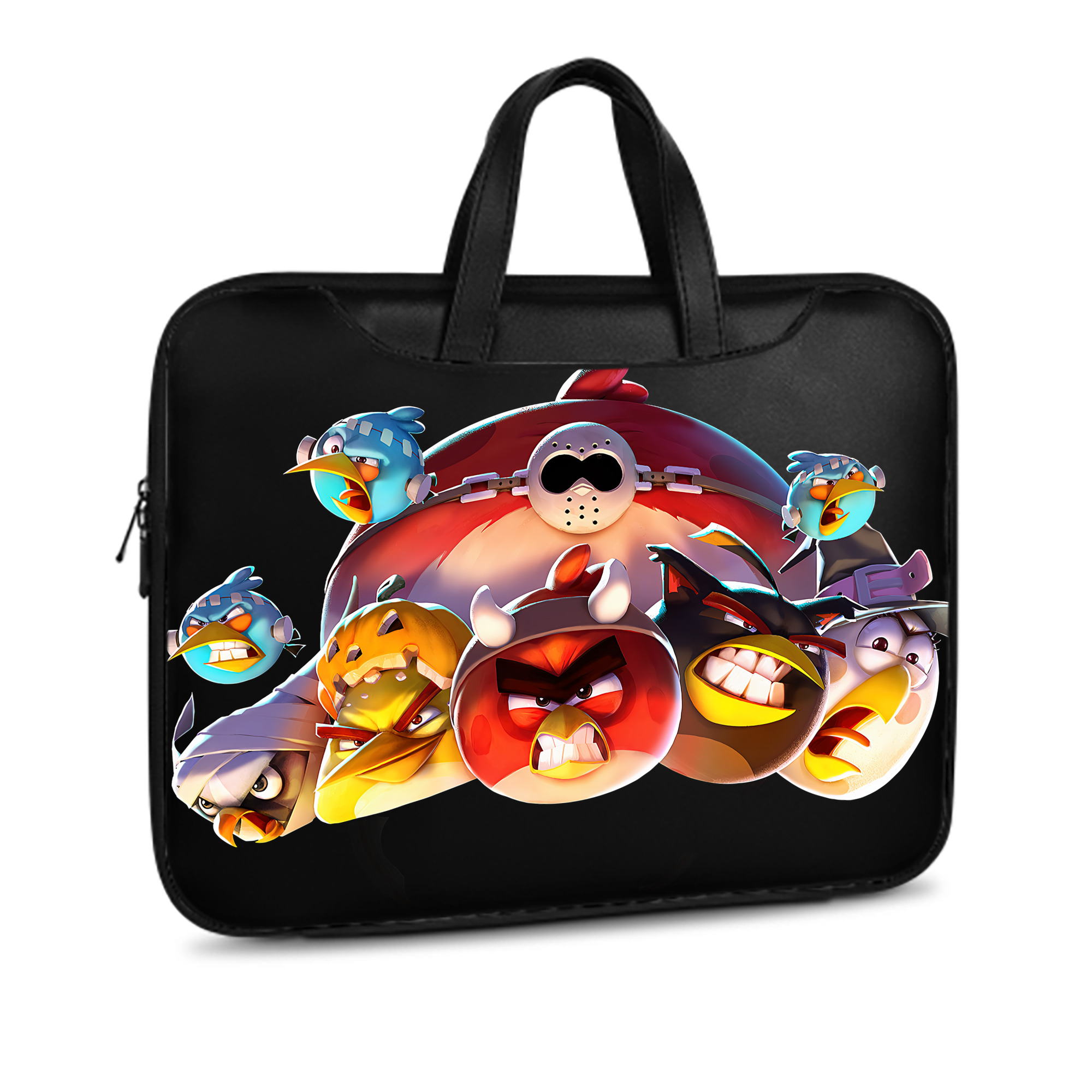（画像用） Angry Birds アングリーバード レザーラップトップバッグ　ノートパソコンケース