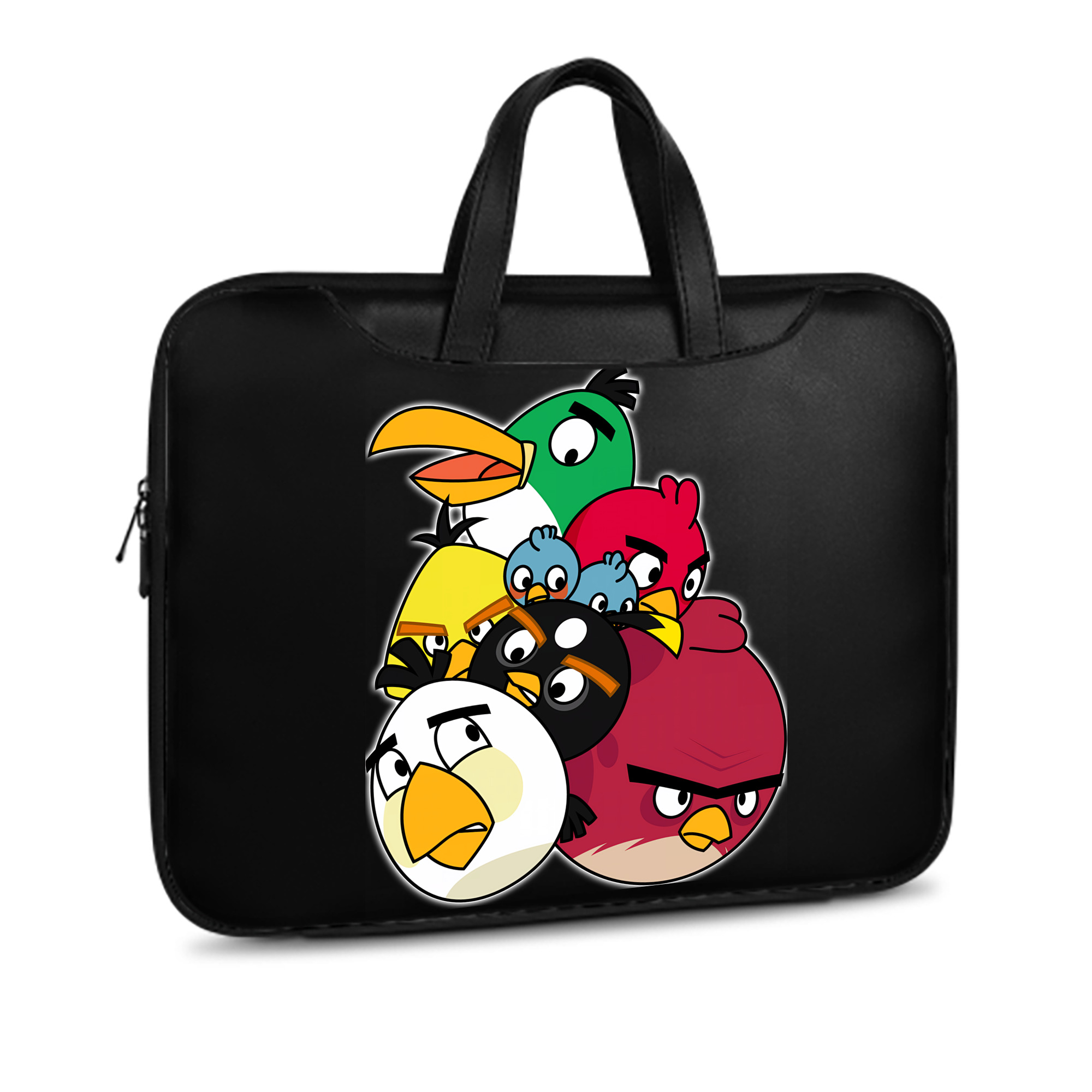 （画像用） Angry Birds アングリーバード レザーラップトップバッグ　ノートパソコンケース