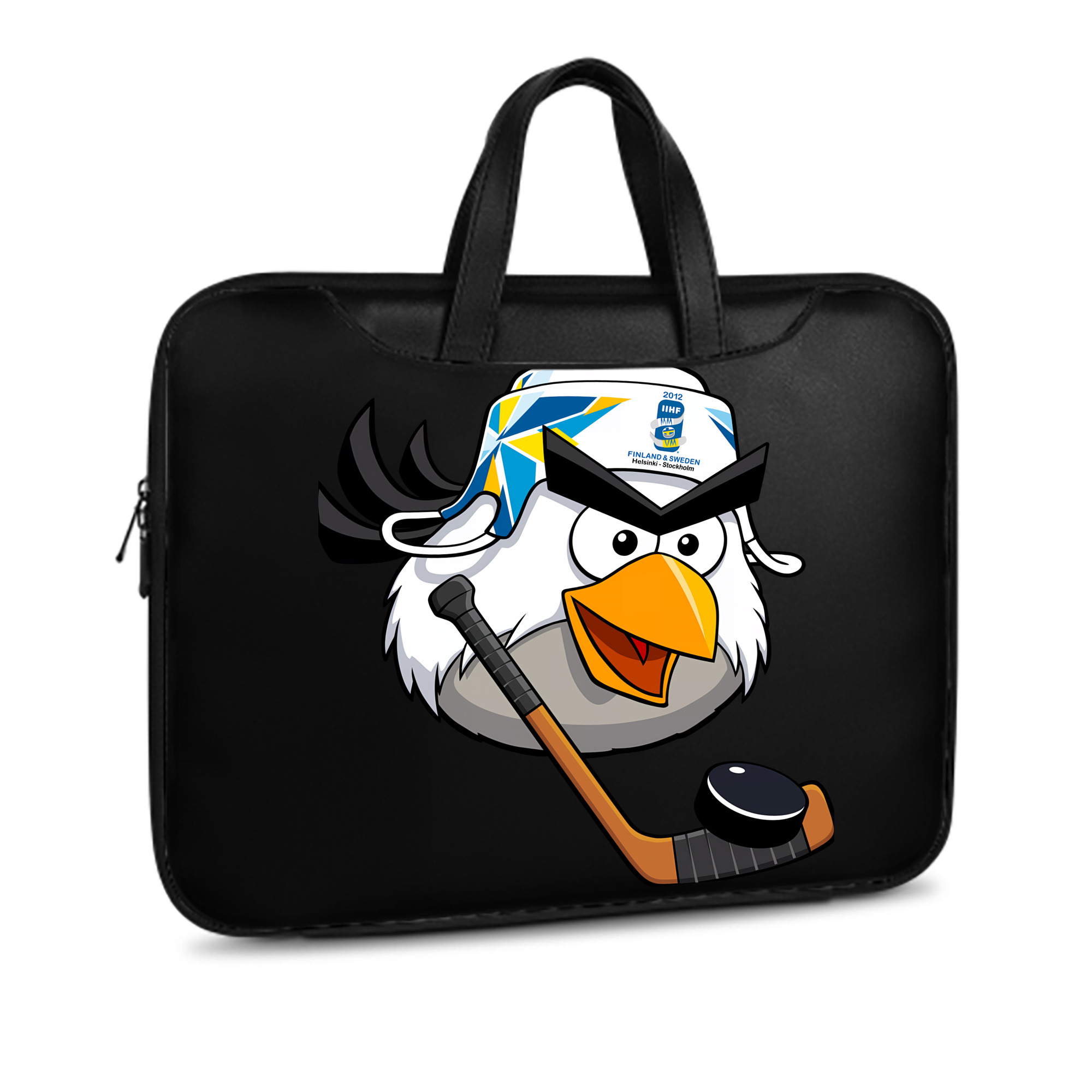 （画像用） Angry Birds アングリーバード レザーラップトップバッグ　ノートパソコンケース