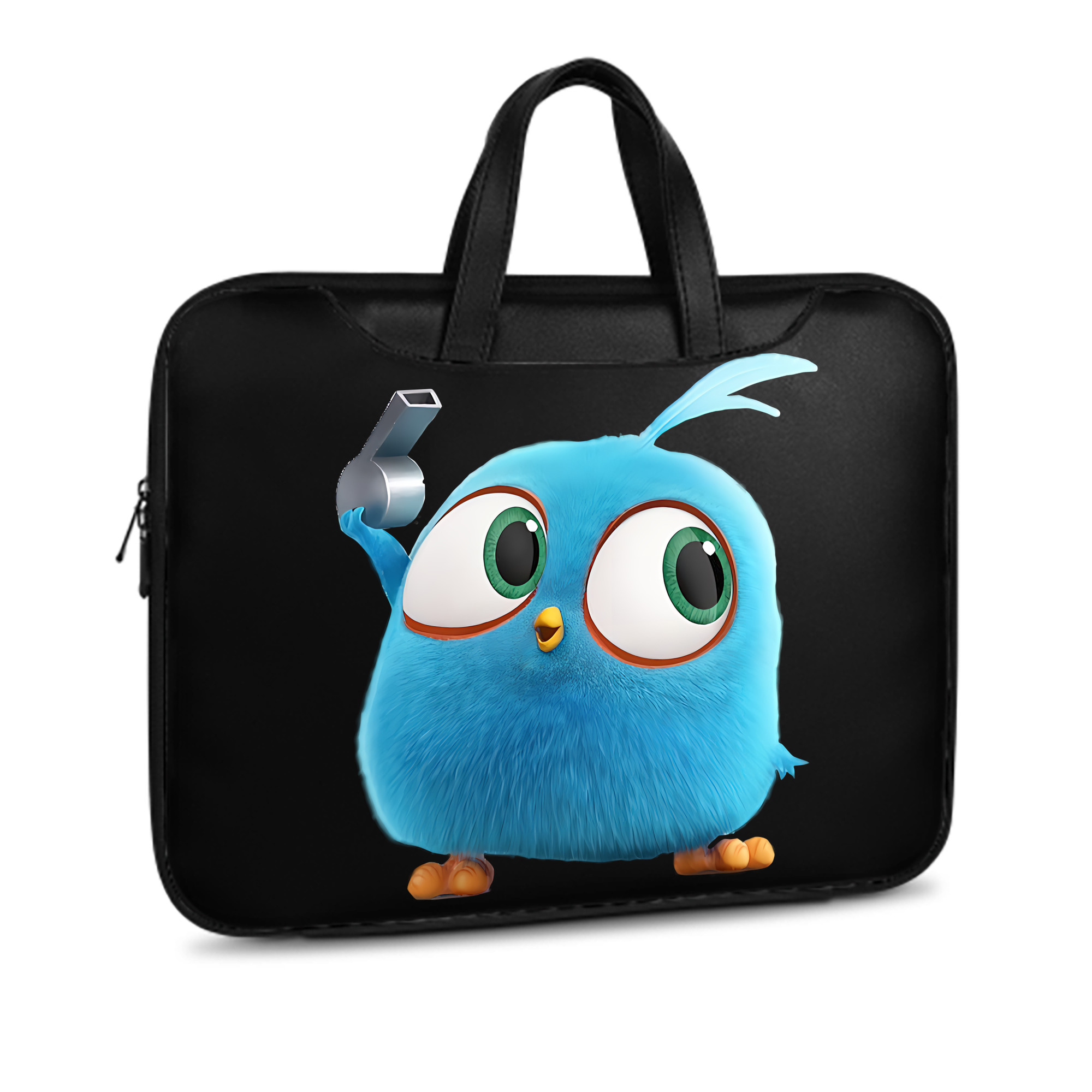 （画像用） Angry Birds アングリーバード レザーラップトップバッグ　ノートパソコンケース