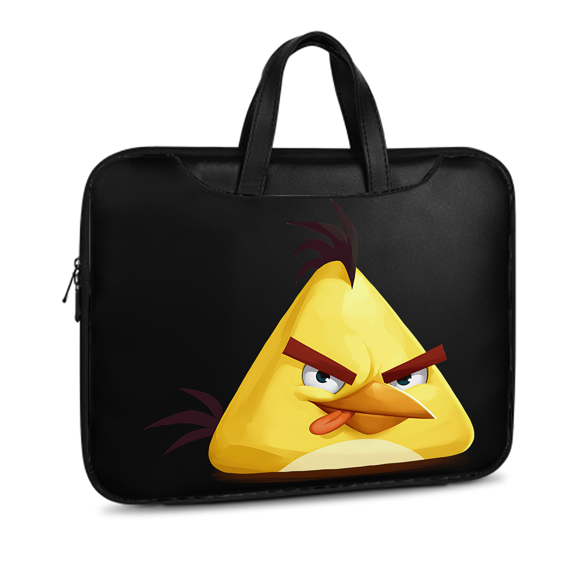 （画像用） Angry Birds アングリーバード レザーラップトップバッグ　ノートパソコンケース
