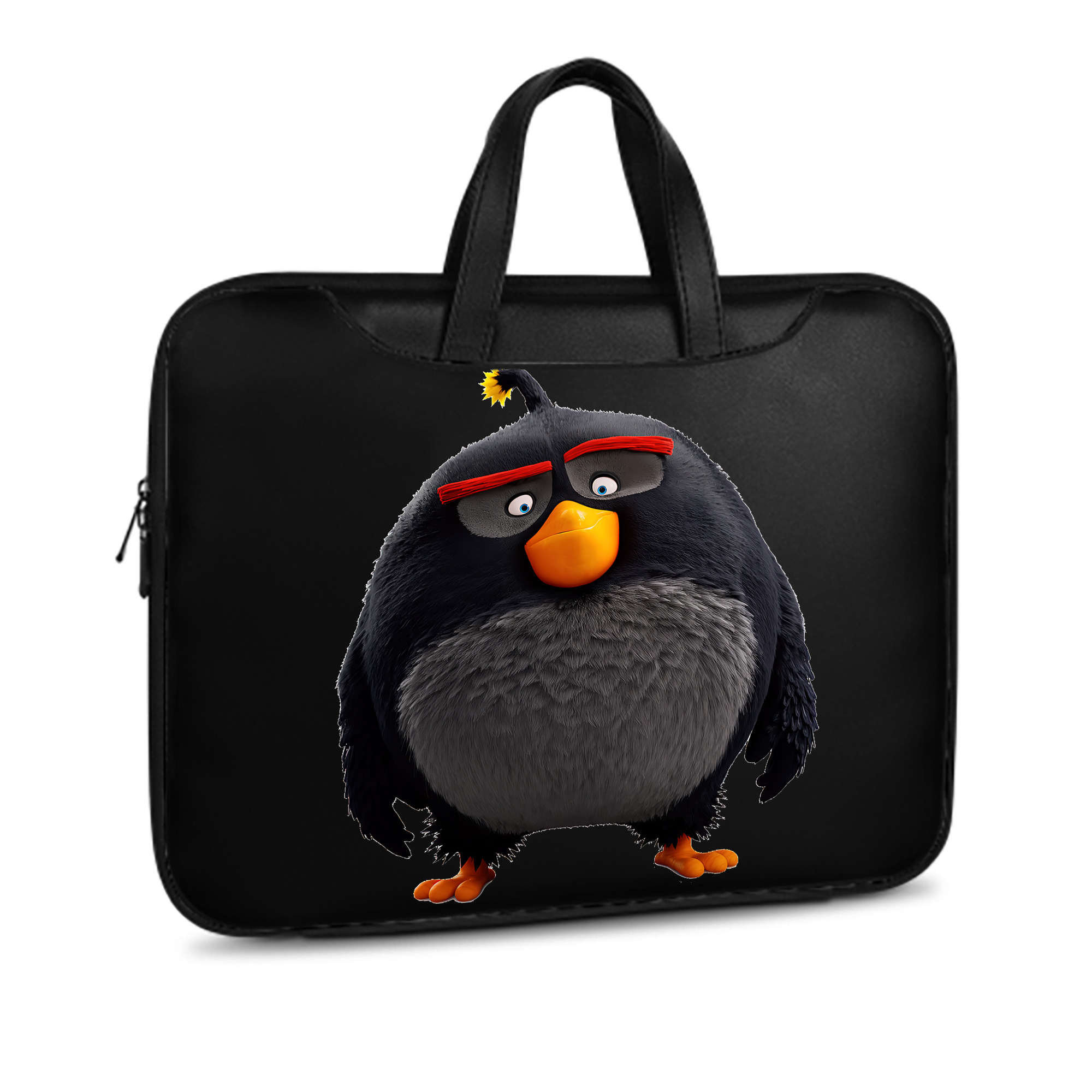 （画像用） Angry Birds アングリーバード レザーラップトップバッグ　ノートパソコンケース