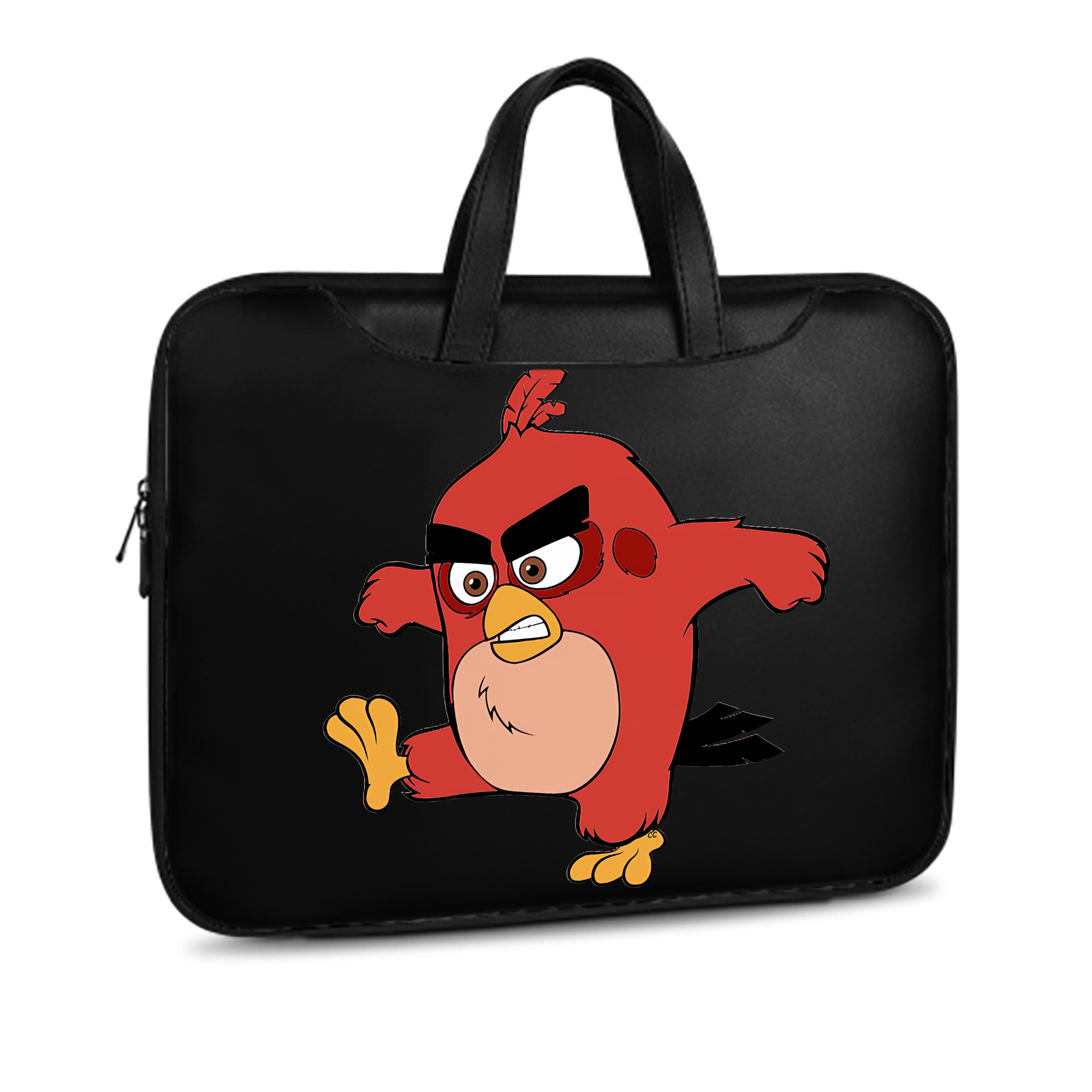 （画像用） Angry Birds アングリーバード レザーラップトップバッグ　ノートパソコンケース