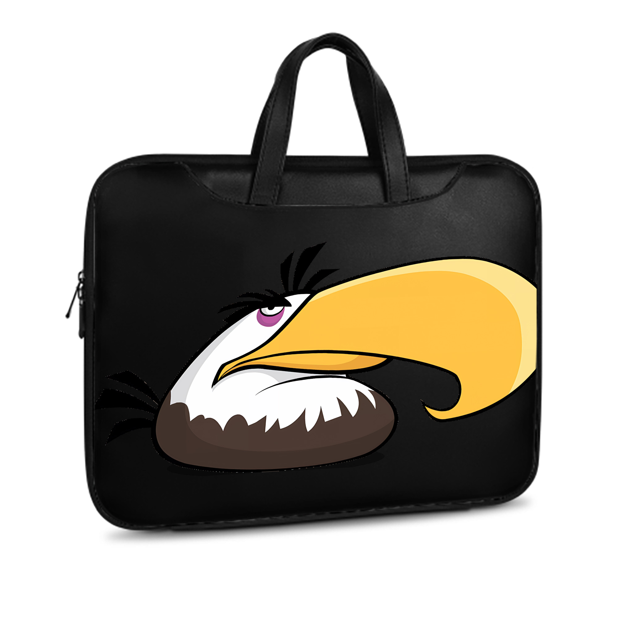 （画像用） Angry Birds アングリーバード レザーラップトップバッグ　ノートパソコンケース