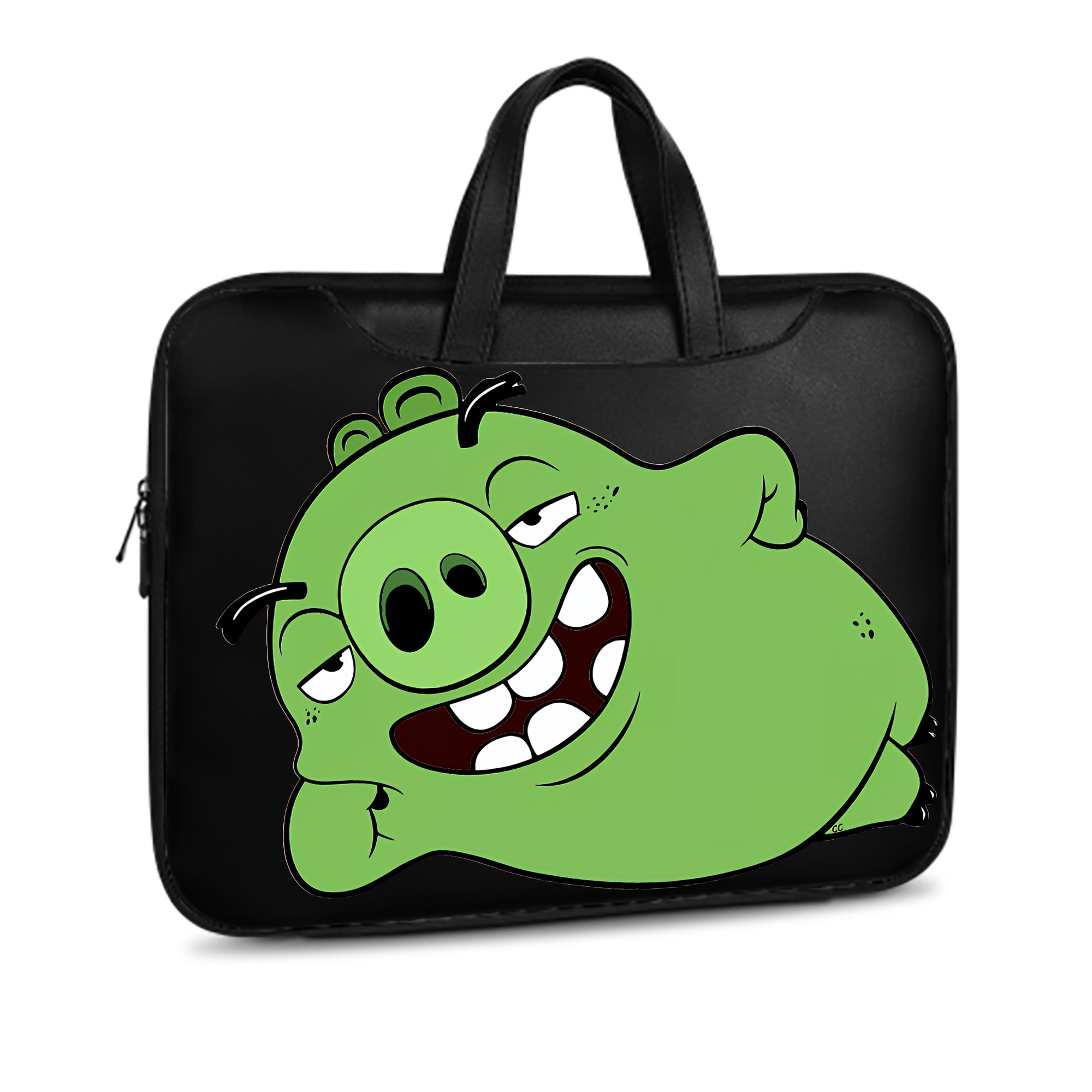 （画像用） Angry Birds アングリーバード レザーラップトップバッグ　ノートパソコンケース