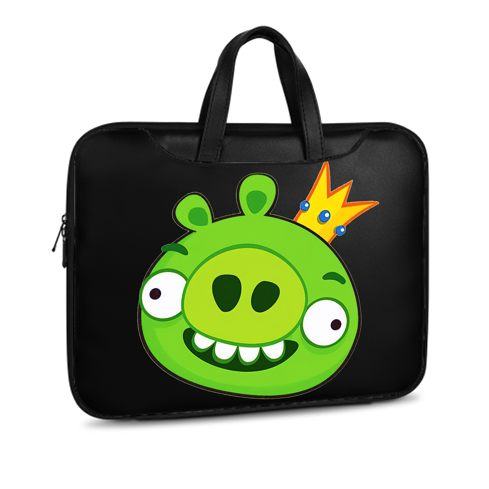 （画像用） Angry Birds アングリーバード レザーラップトップバッグ　ノートパソコンケース