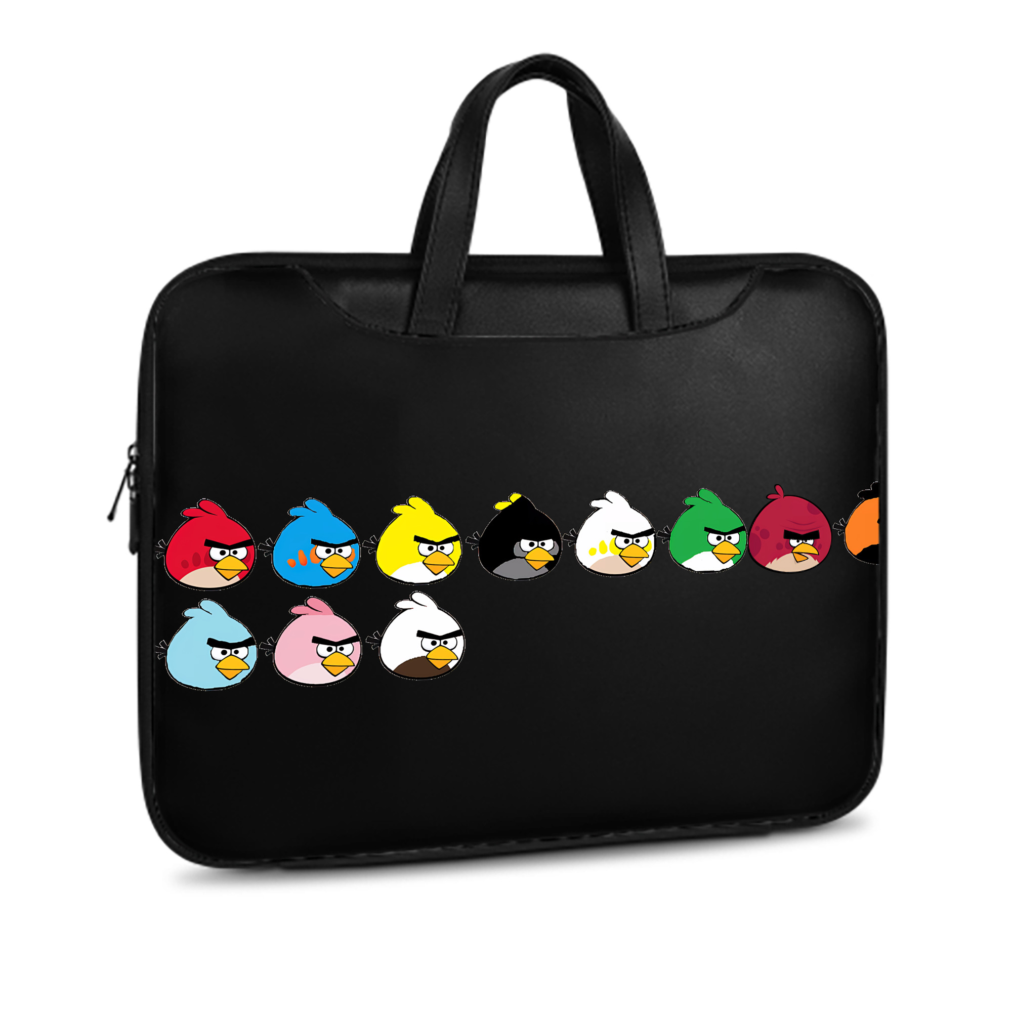 （画像用） Angry Birds アングリーバード レザーラップトップバッグ　ノートパソコンケース