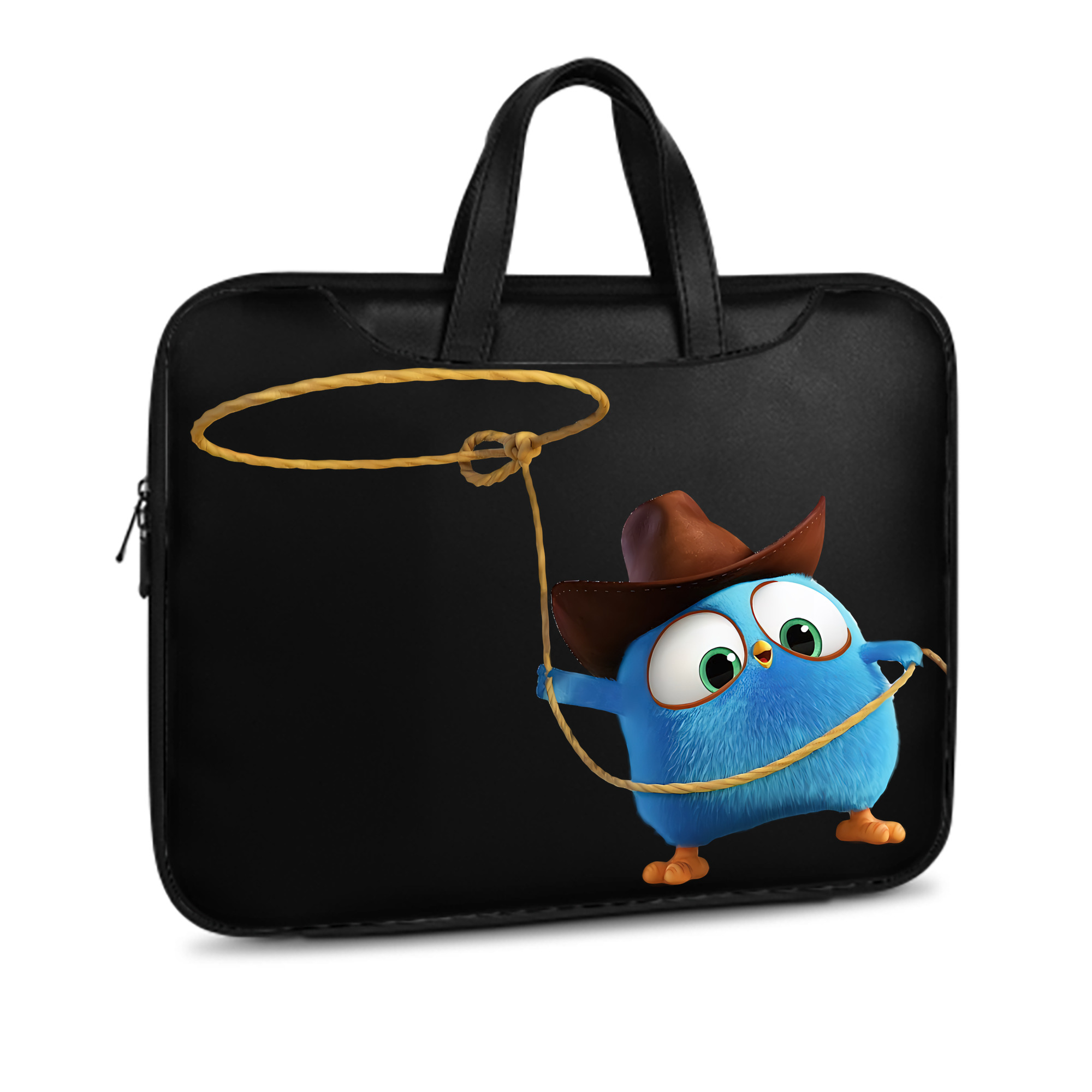 （画像用） Angry Birds アングリーバード レザーラップトップバッグ　ノートパソコンケース