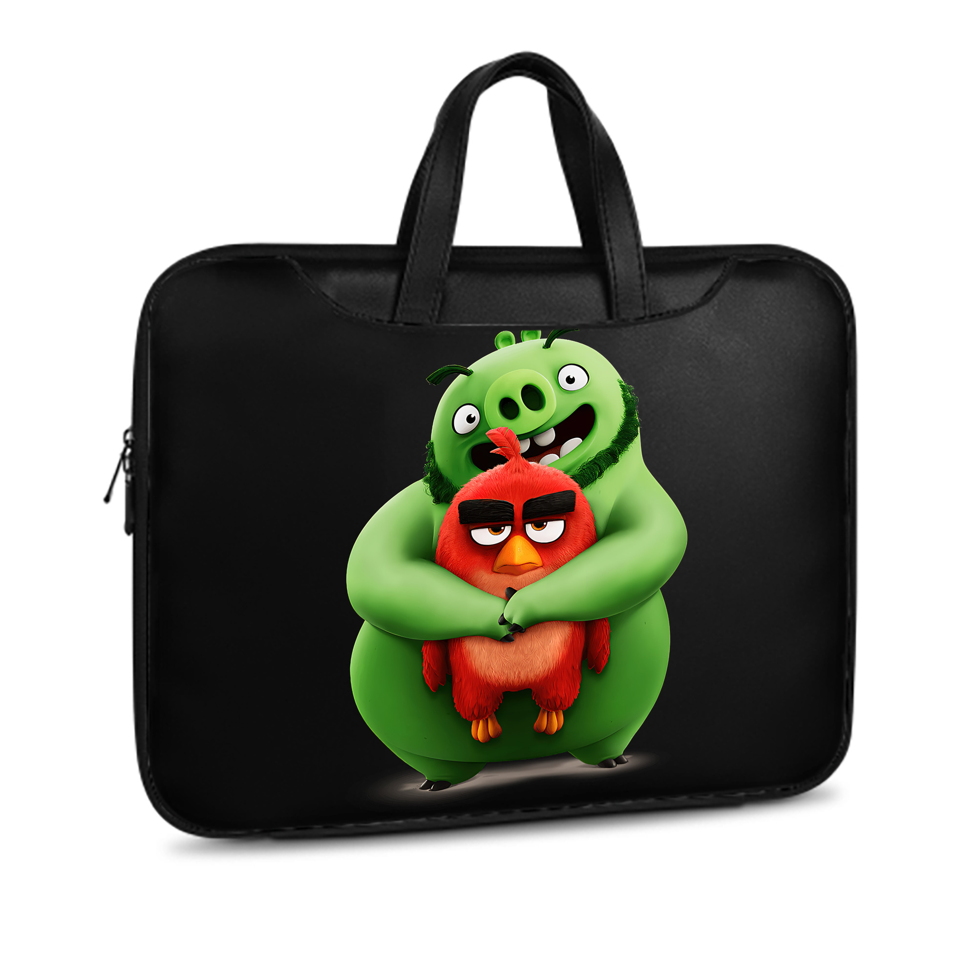 （画像用） Angry Birds アングリーバード レザーラップトップバッグ　ノートパソコンケース