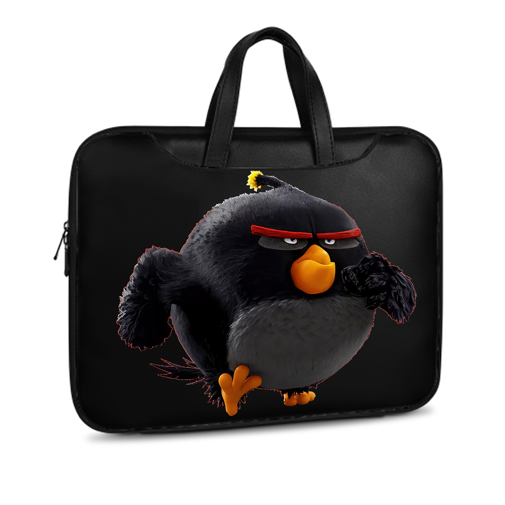 （画像用） Angry Birds アングリーバード レザーラップトップバッグ　ノートパソコンケース