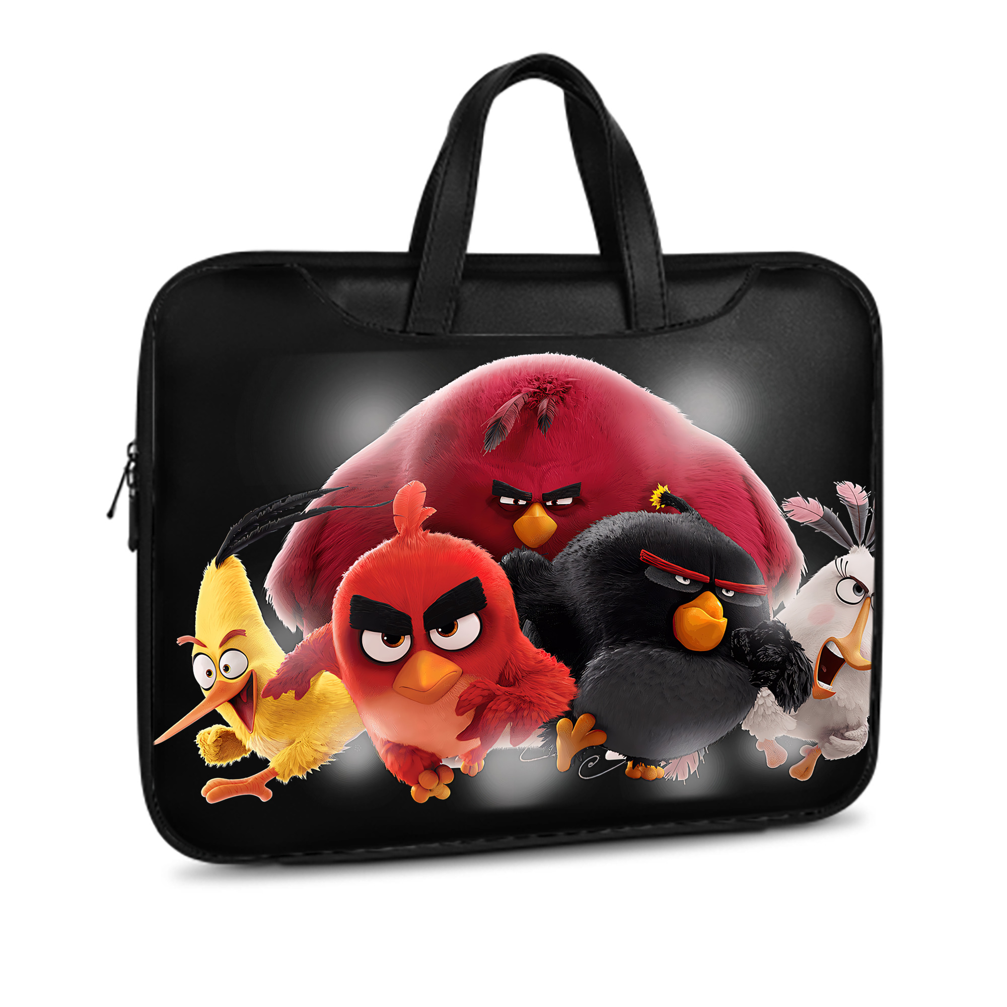 （画像用） Angry Birds アングリーバード レザーラップトップバッグ　ノートパソコンケース