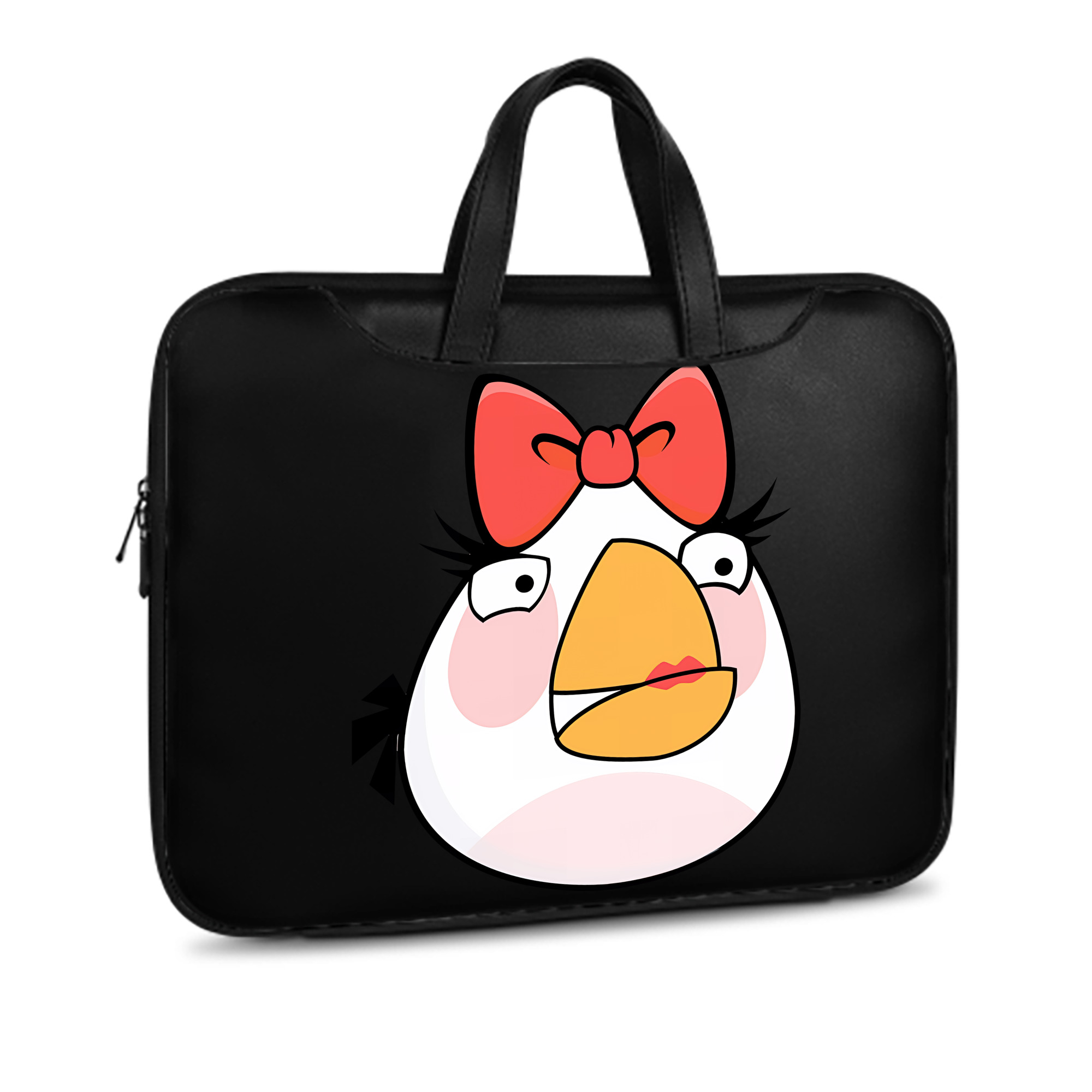 （画像用） Angry Birds アングリーバード レザーラップトップバッグ　ノートパソコンケース