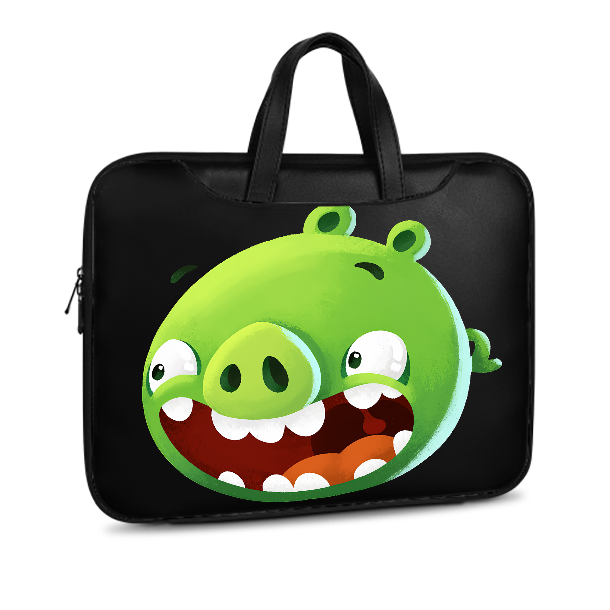（画像用） Angry Birds アングリーバード レザーラップトップバッグ　ノートパソコンケース