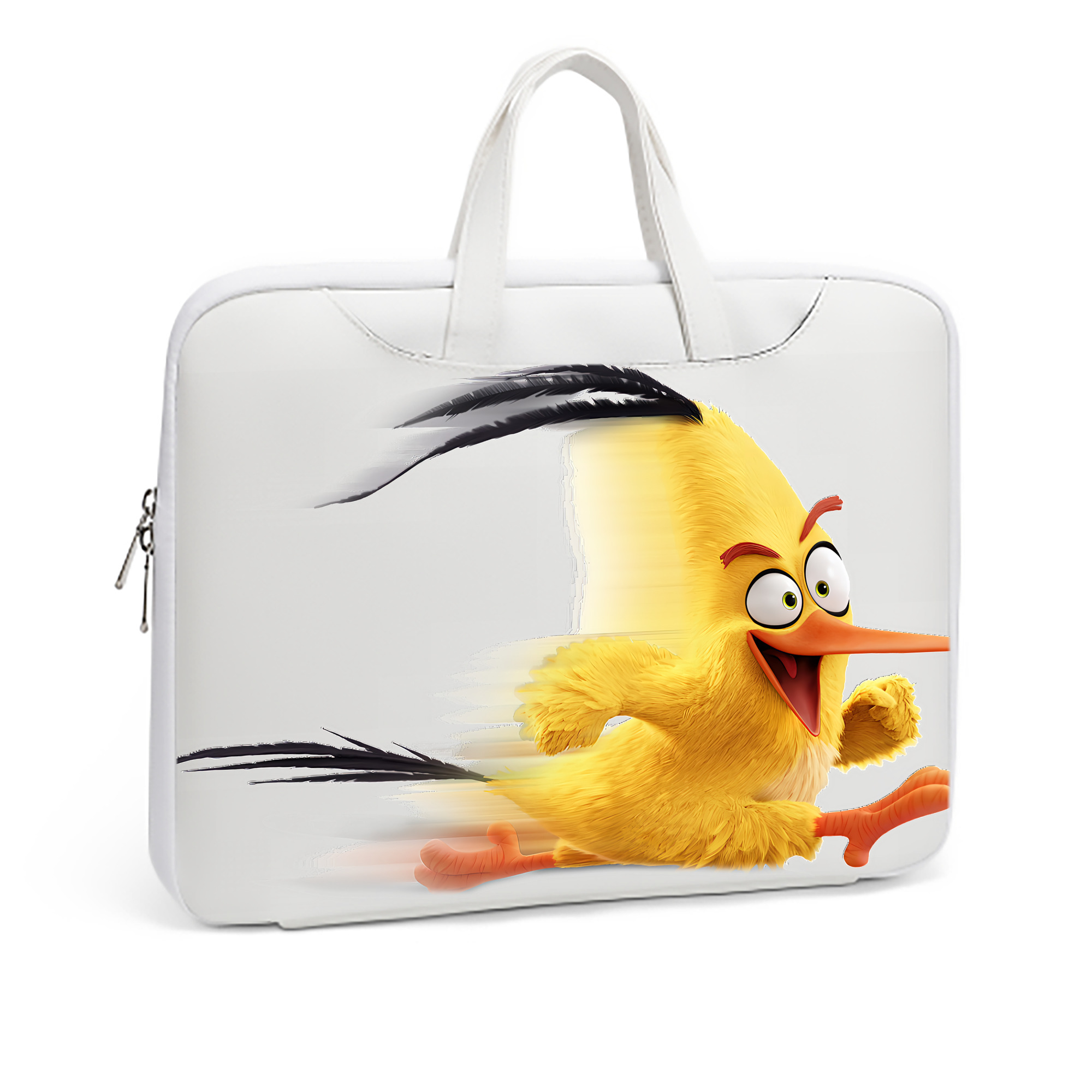 （画像用） Angry Birds アングリーバード レザーラップトップバッグ　ノートパソコンケース