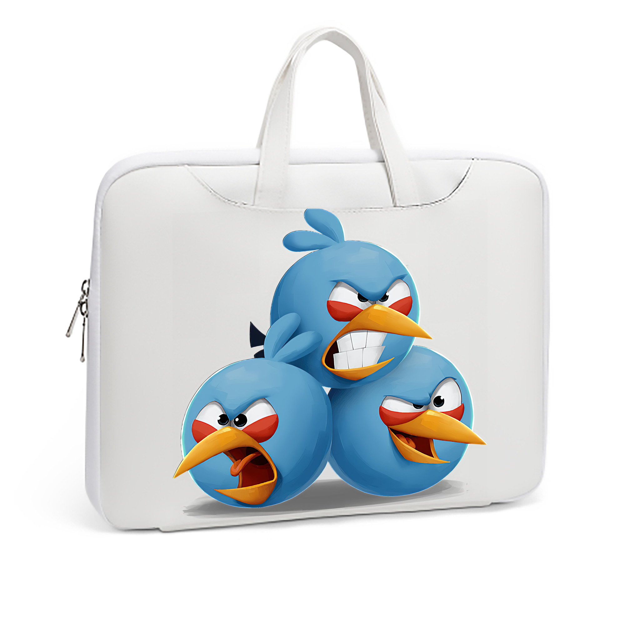 （画像用） Angry Birds アングリーバード レザーラップトップバッグ　ノートパソコンケース