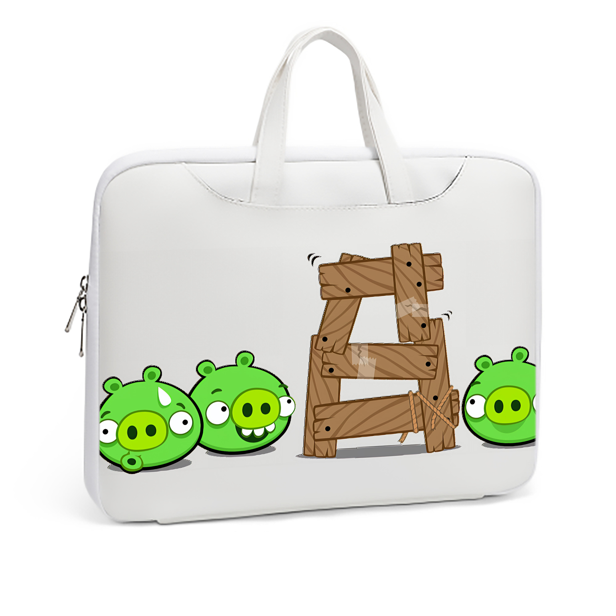 Angry Birds アングリーバード レザーラップトップバッグ　ノートパソコンケース