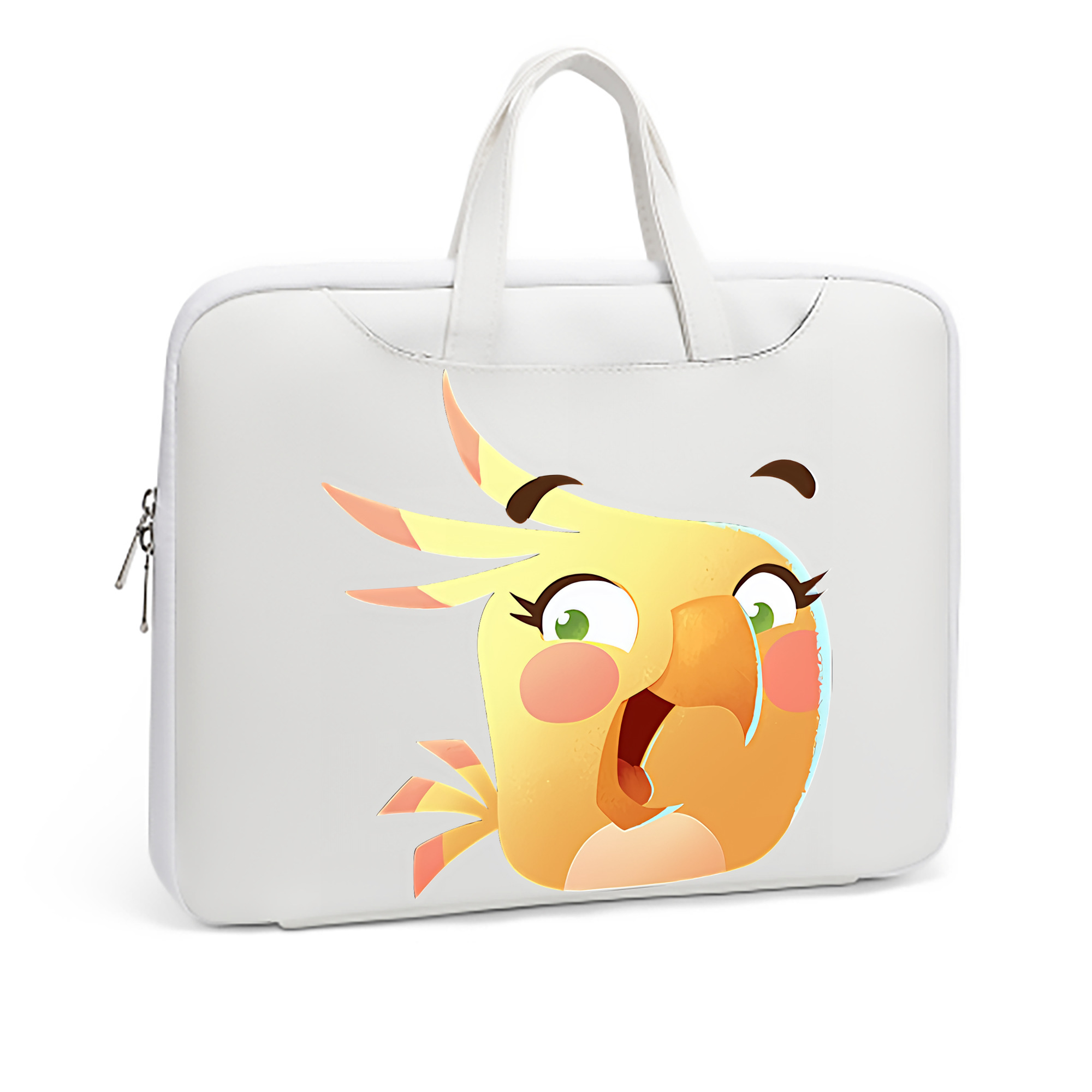 （画像用） Angry Birds アングリーバード レザーラップトップバッグ　ノートパソコンケース
