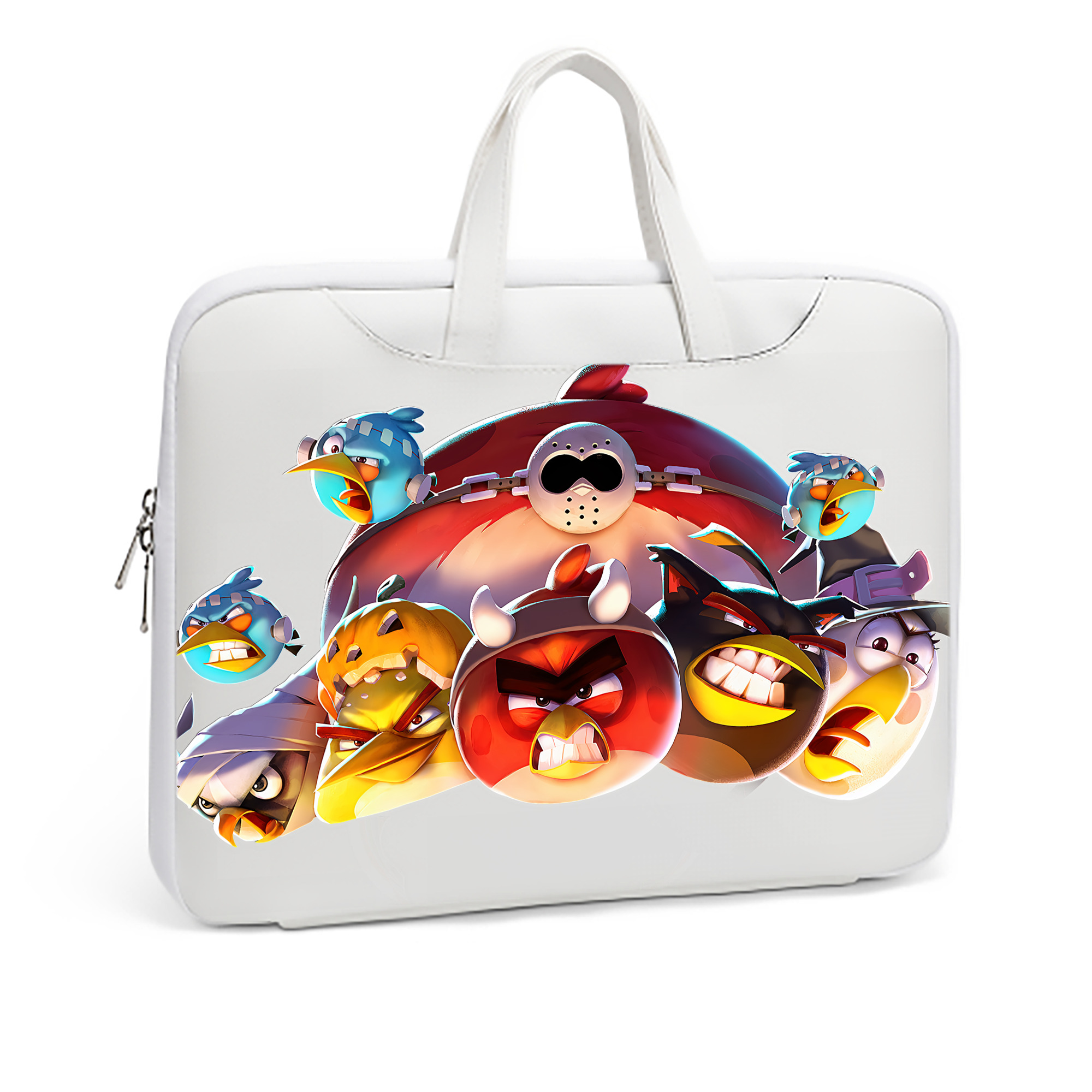 （画像用） Angry Birds アングリーバード レザーラップトップバッグ　ノートパソコンケース