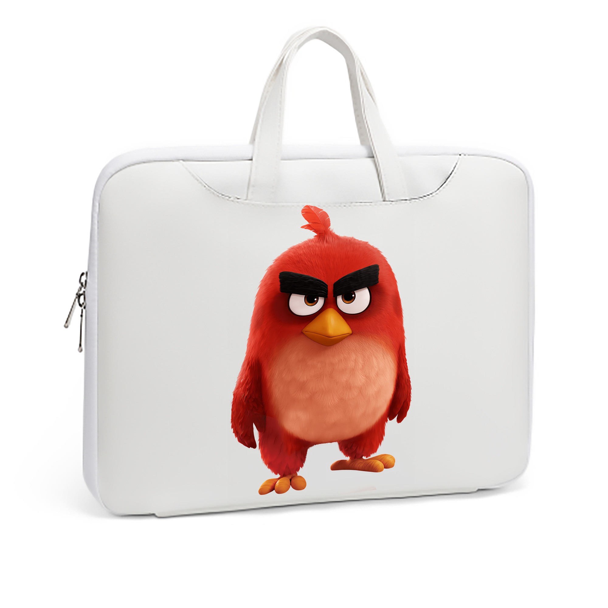 （画像用） Angry Birds アングリーバード レザーラップトップバッグ　ノートパソコンケース