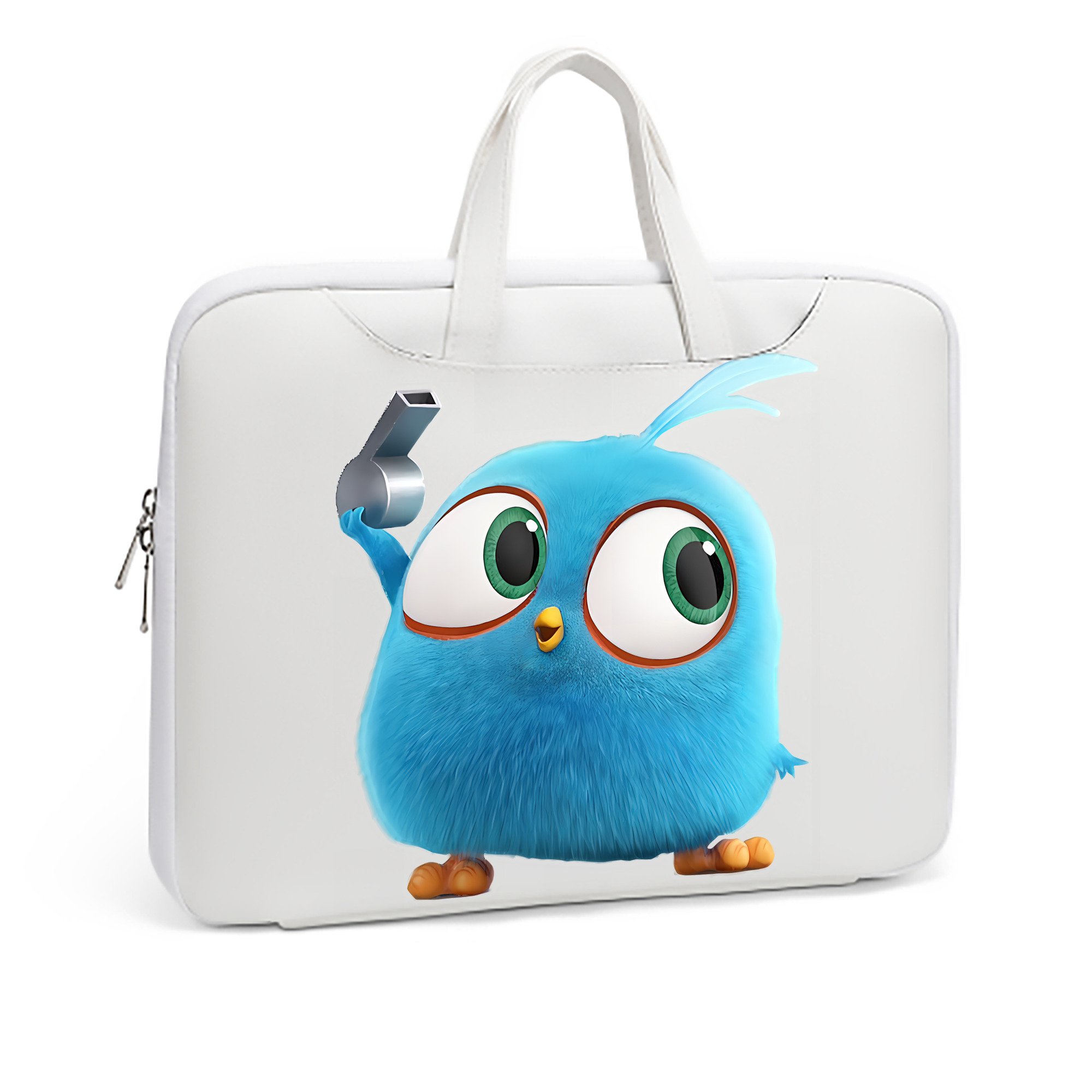 （画像用） Angry Birds アングリーバード レザーラップトップバッグ　ノートパソコンケース