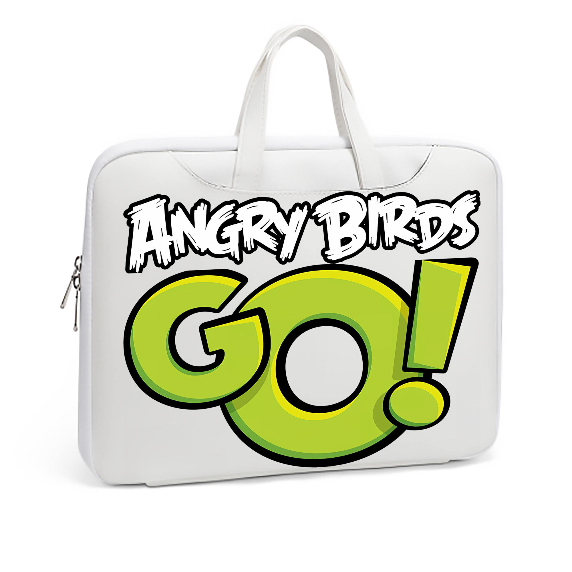 （画像用） Angry Birds アングリーバード レザーラップトップバッグ　ノートパソコンケース