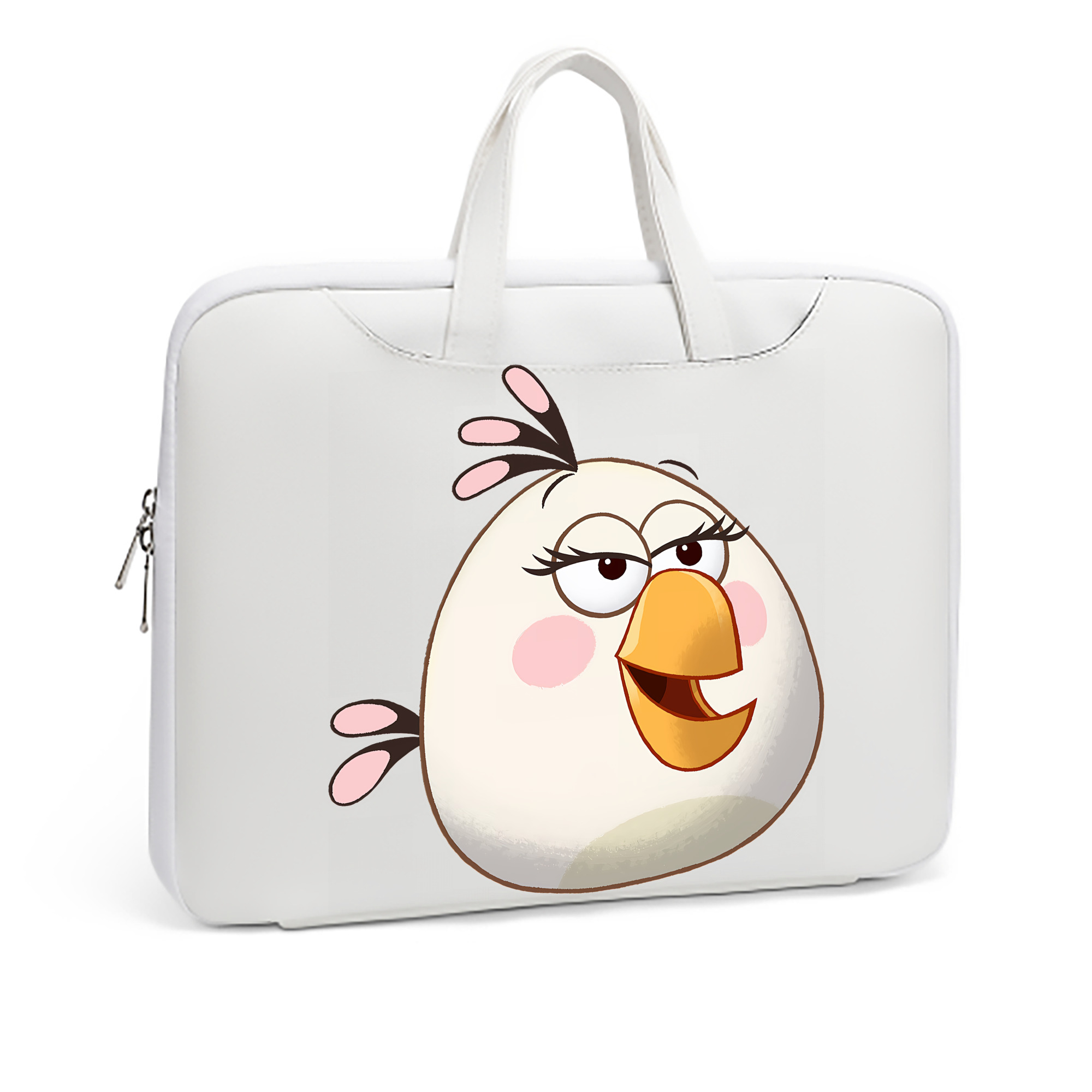 （画像用） Angry Birds アングリーバード レザーラップトップバッグ　ノートパソコンケース