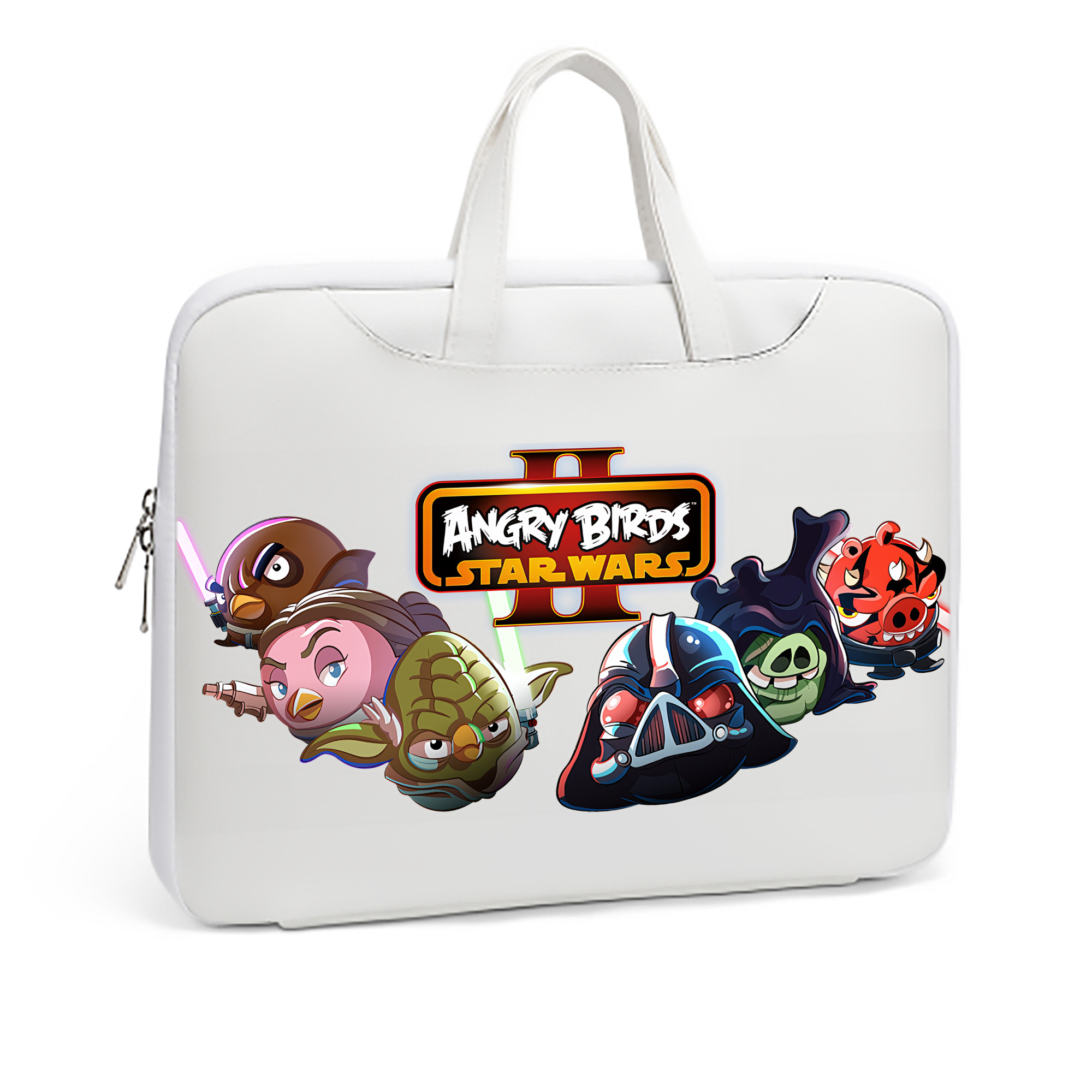 （画像用） Angry Birds アングリーバード レザーラップトップバッグ　ノートパソコンケース