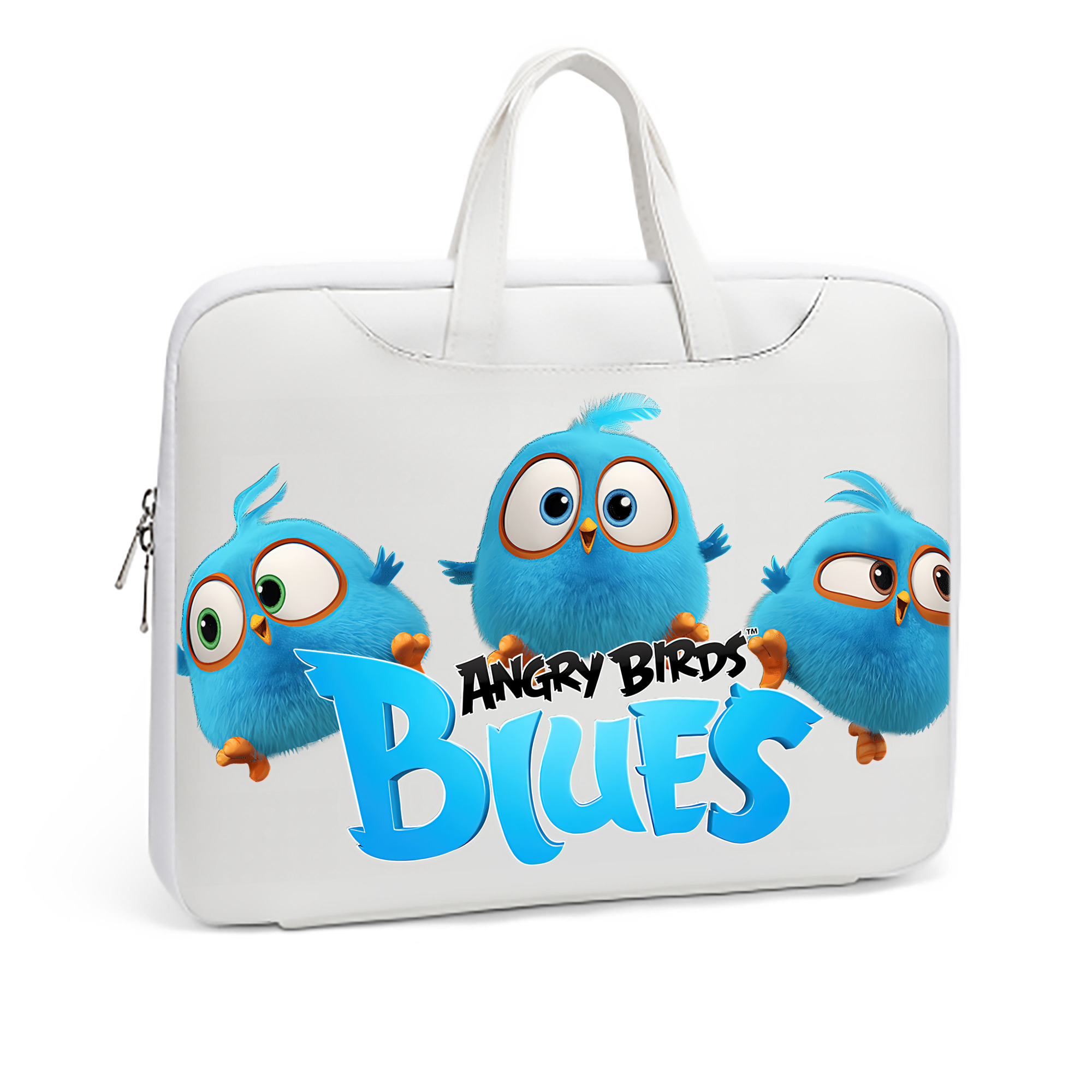 （画像用） Angry Birds アングリーバード レザーラップトップバッグ　ノートパソコンケース