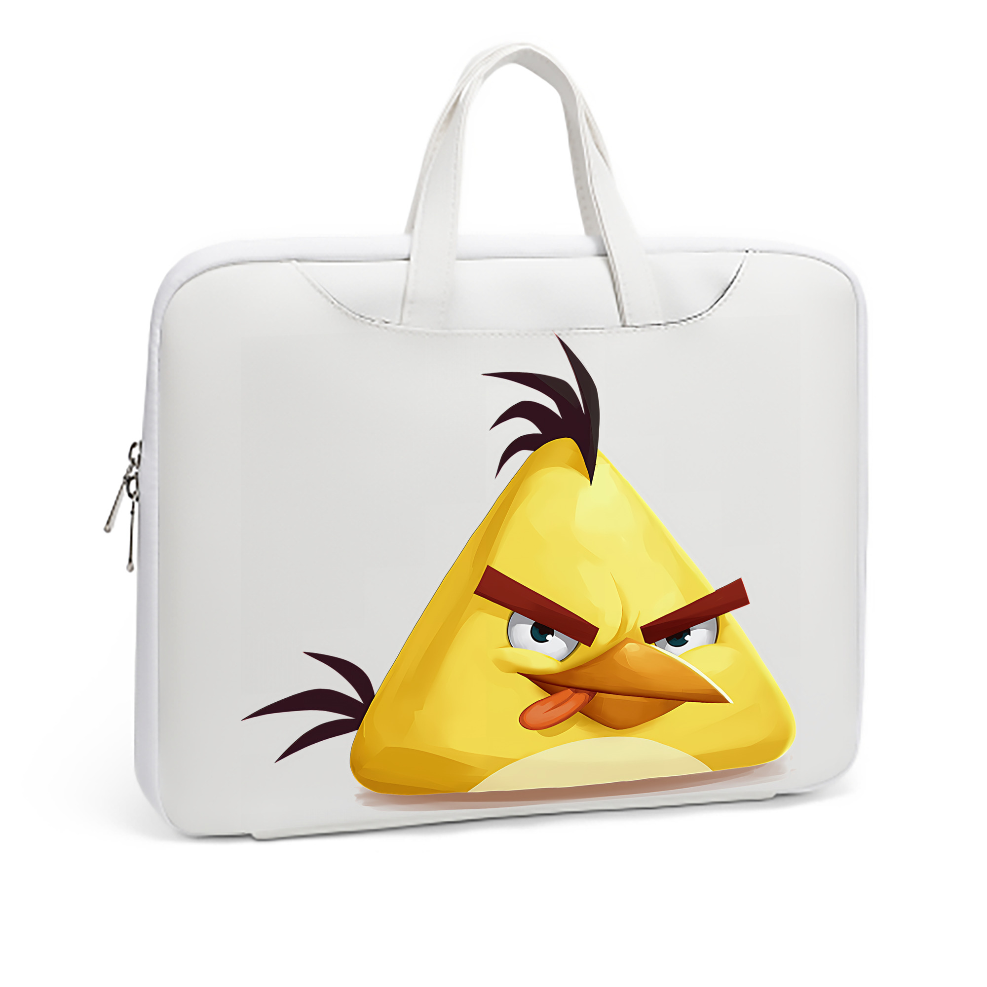 （画像用） Angry Birds アングリーバード レザーラップトップバッグ　ノートパソコンケース