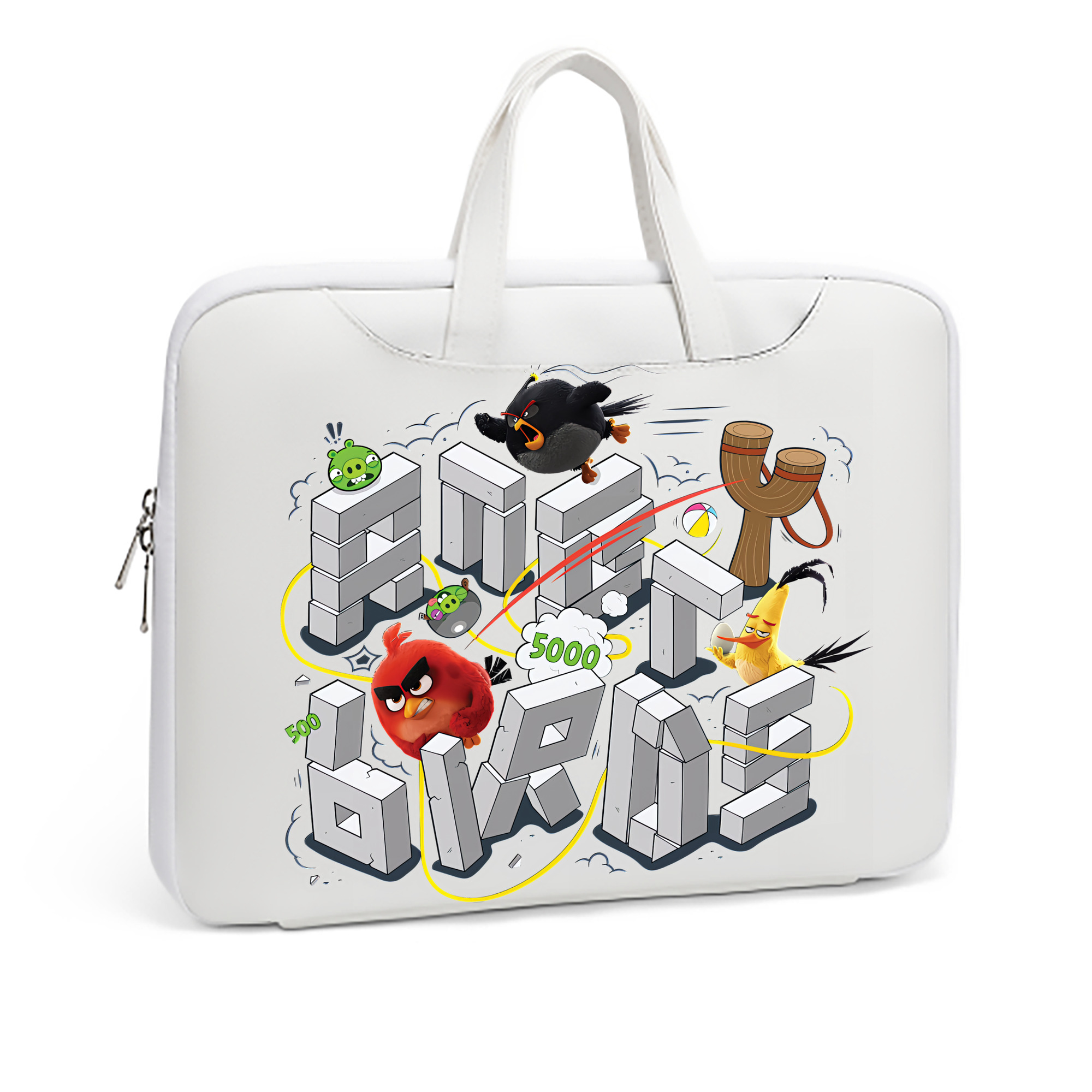 Angry Birds アングリーバード レザーラップトップバッグ　ノートパソコンケース
