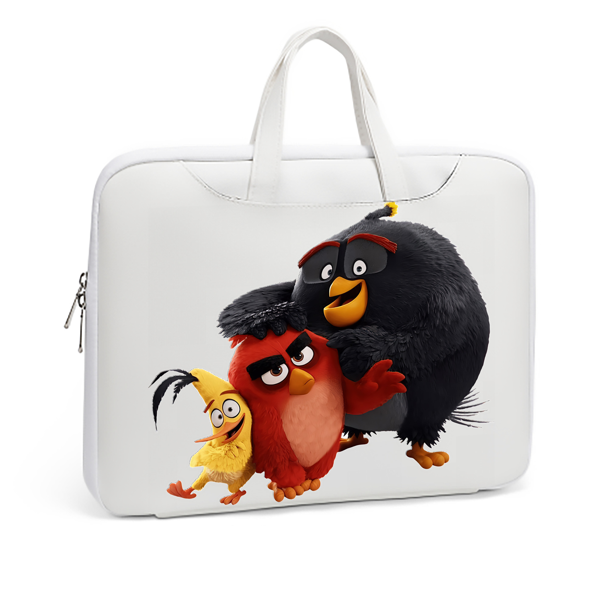 （画像用） Angry Birds アングリーバード レザーラップトップバッグ　ノートパソコンケース