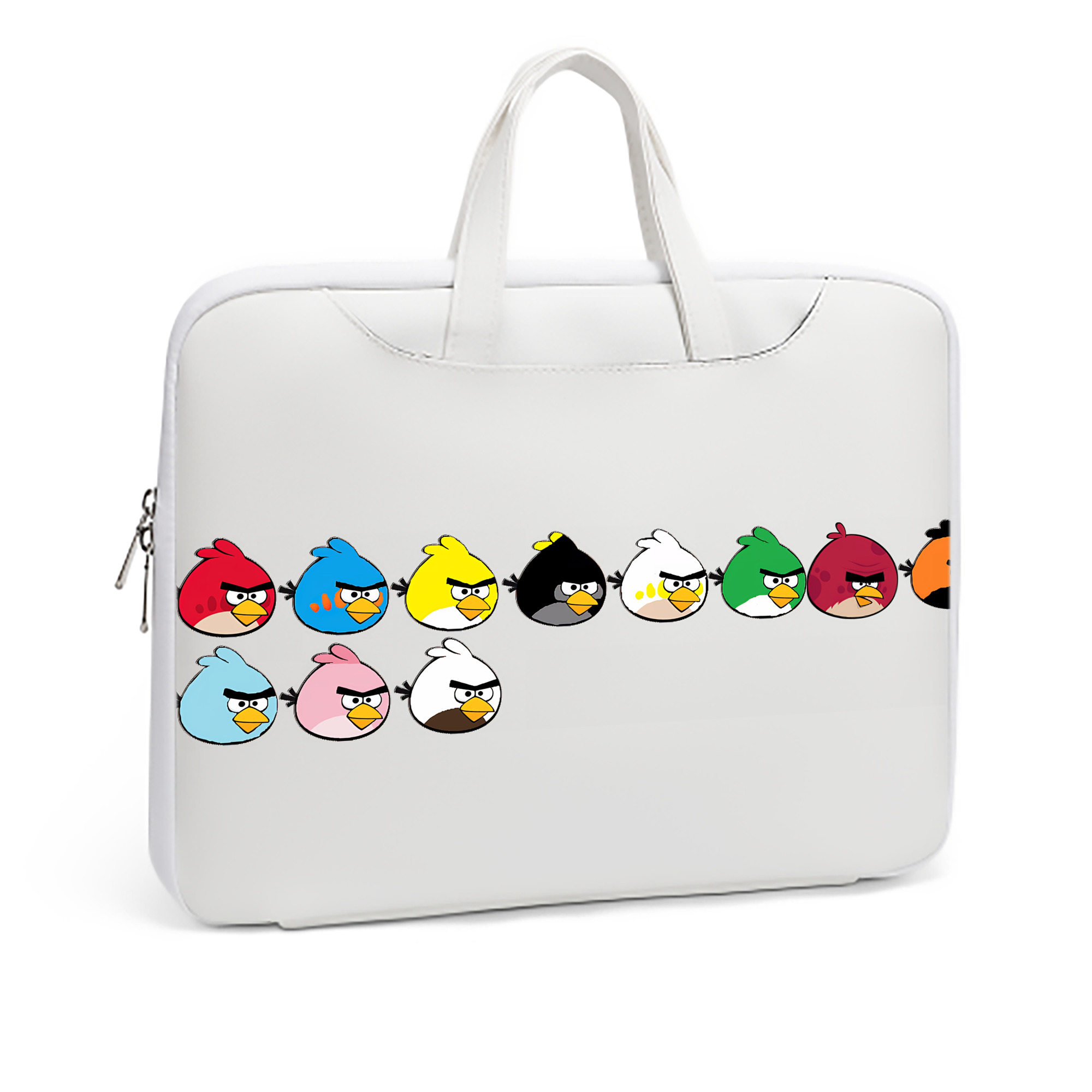 （画像用） Angry Birds アングリーバード レザーラップトップバッグ　ノートパソコンケース