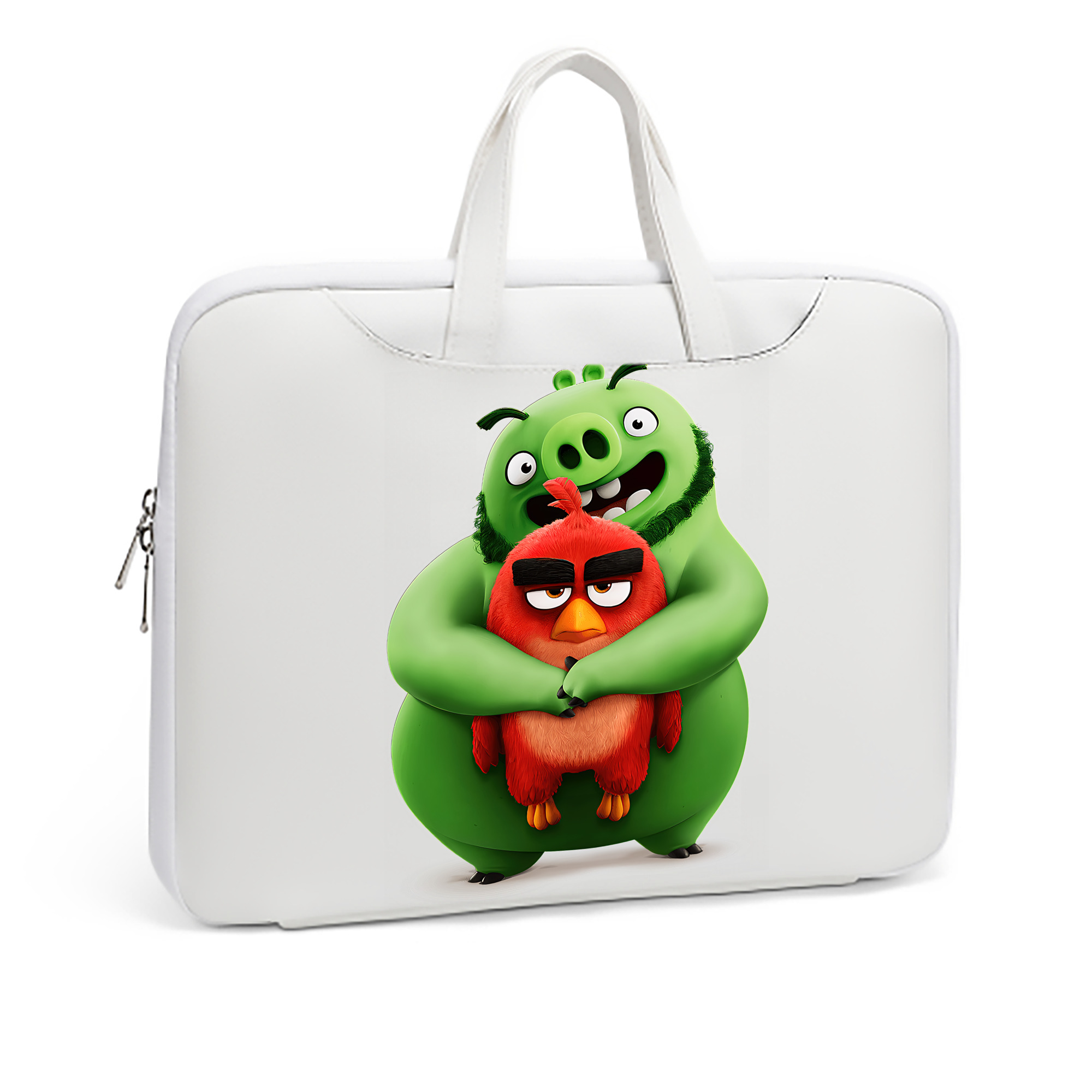 （画像用） Angry Birds アングリーバード レザーラップトップバッグ　ノートパソコンケース
