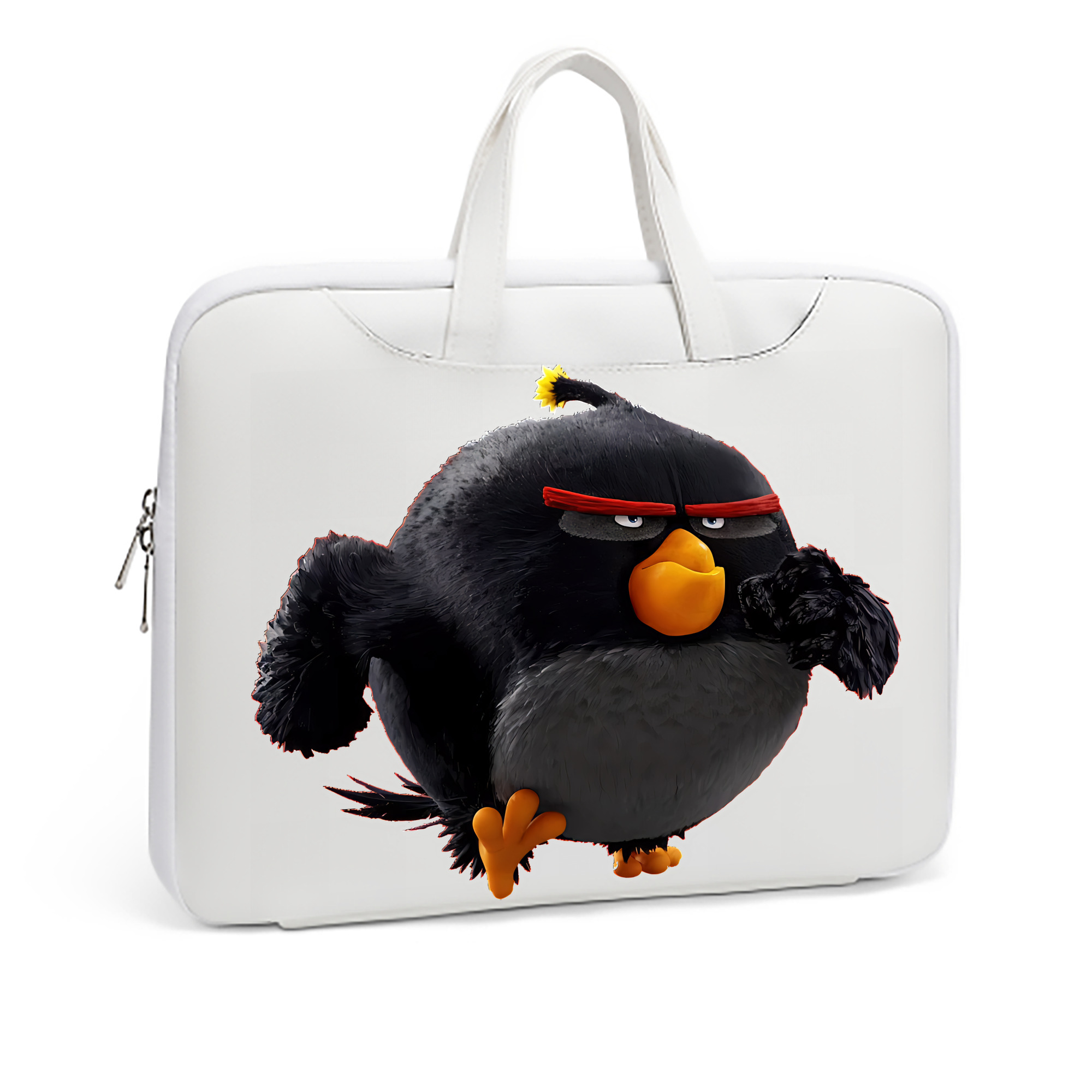 （画像用） Angry Birds アングリーバード レザーラップトップバッグ　ノートパソコンケース