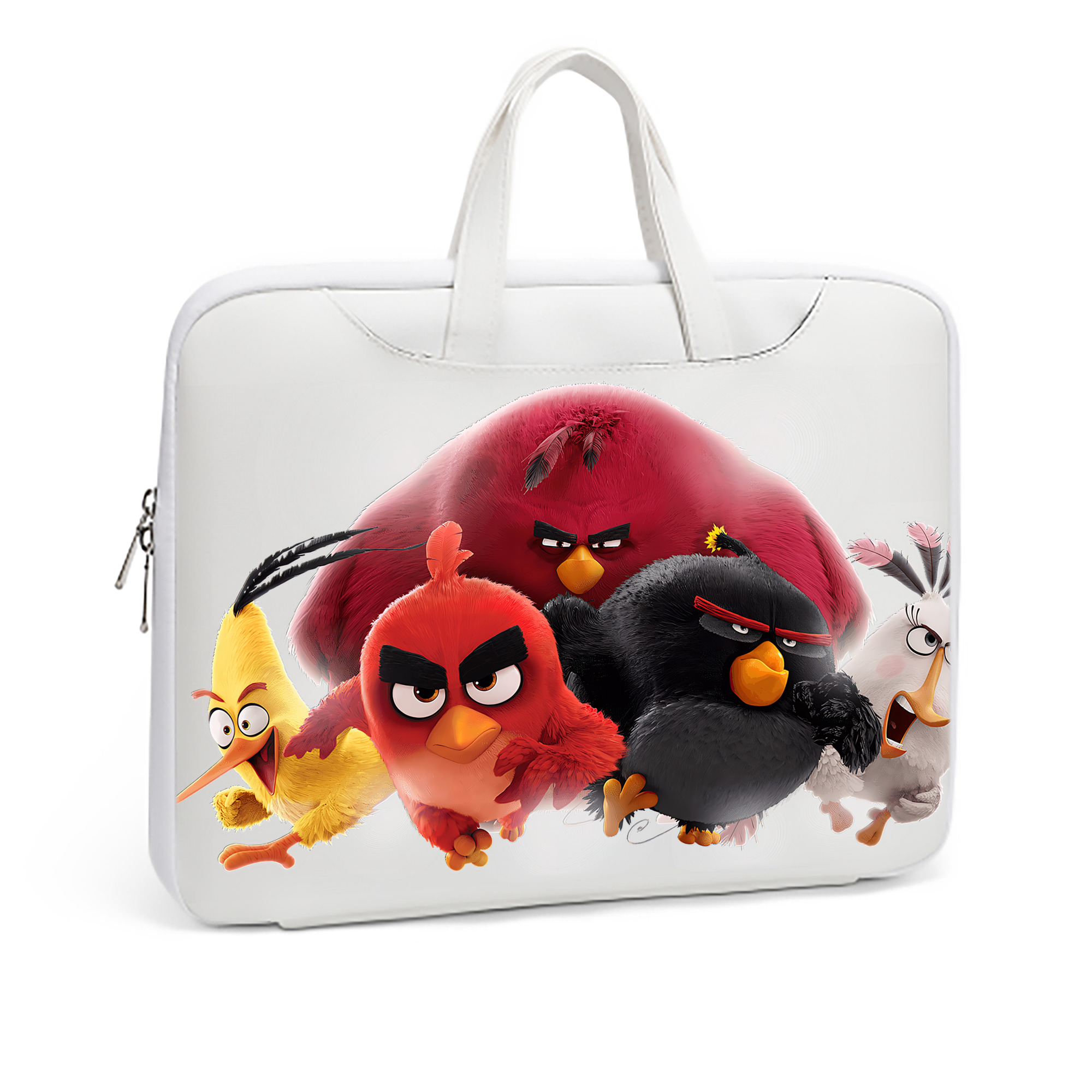 （画像用） Angry Birds アングリーバード レザーラップトップバッグ　ノートパソコンケース