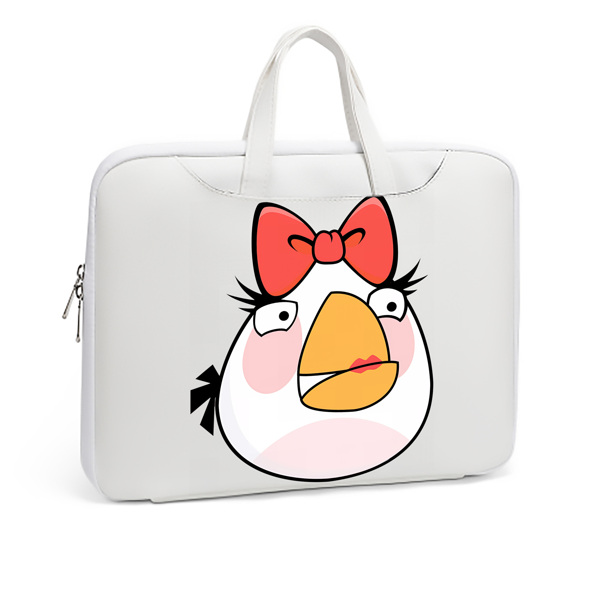 （画像用） Angry Birds アングリーバード レザーラップトップバッグ　ノートパソコンケース