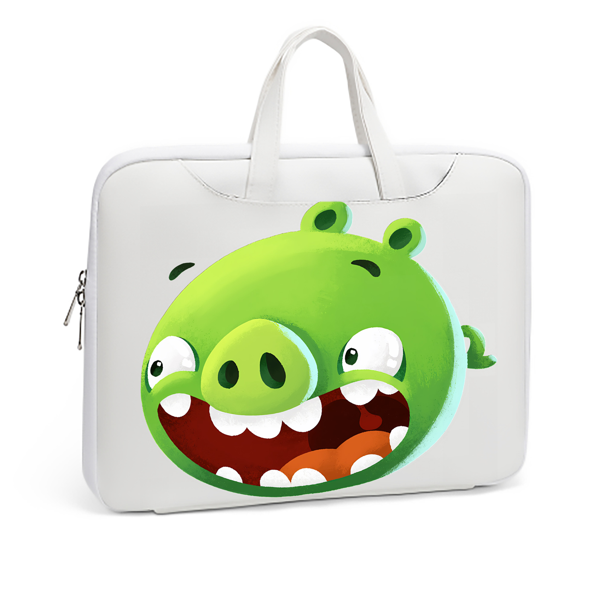 （画像用） Angry Birds アングリーバード レザーラップトップバッグ　ノートパソコンケース