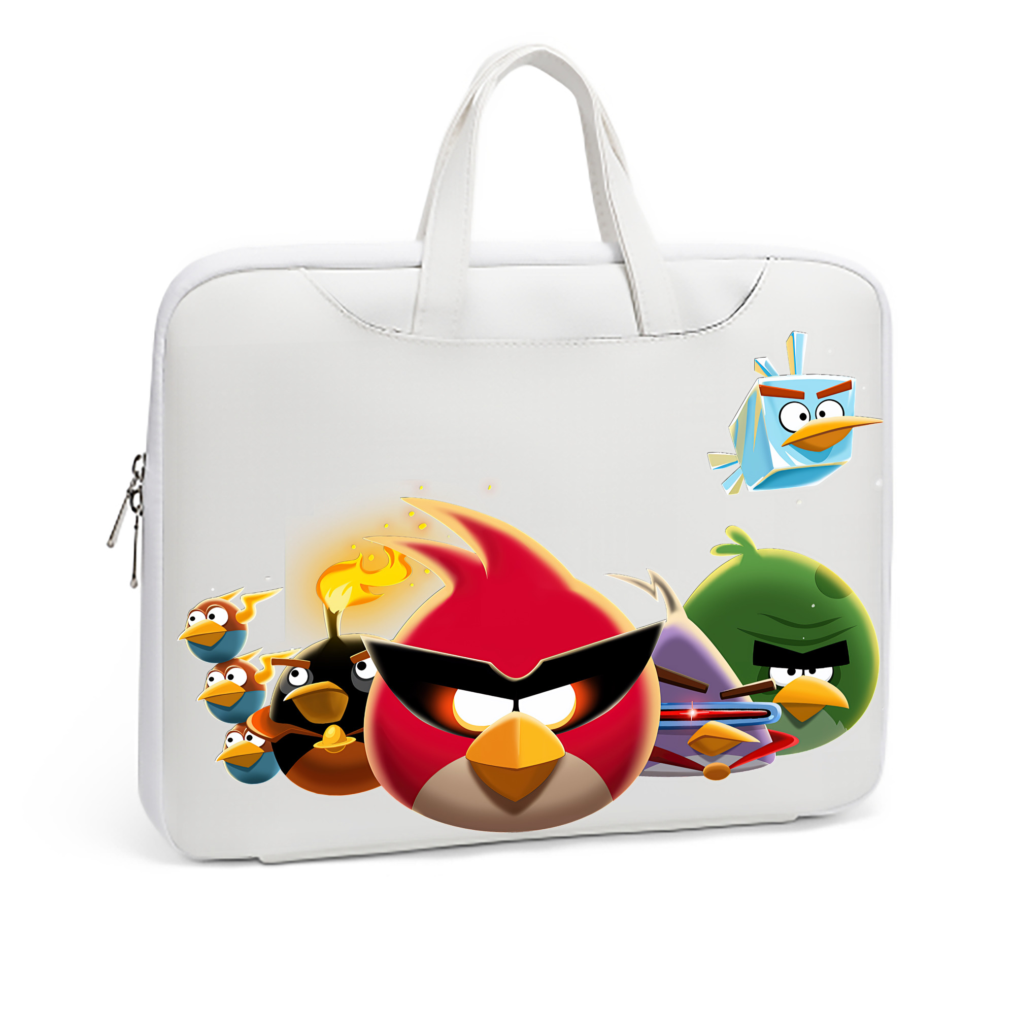 （画像用） Angry Birds アングリーバード レザーラップトップバッグ　ノートパソコンケース