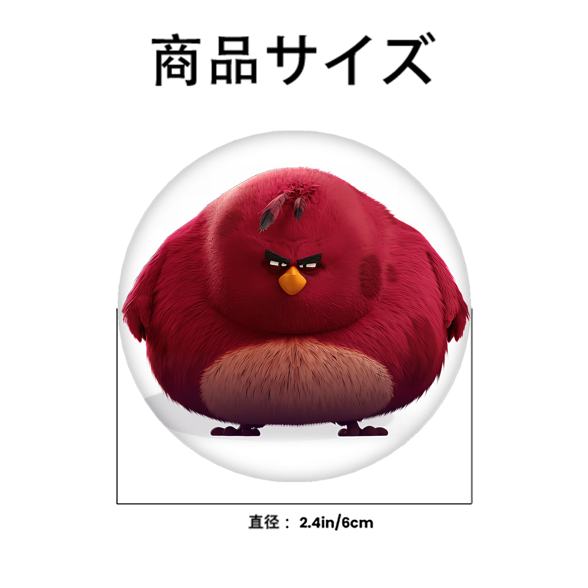 Angry Birds アングリーバード 6cm 缶バッジ 複数セット