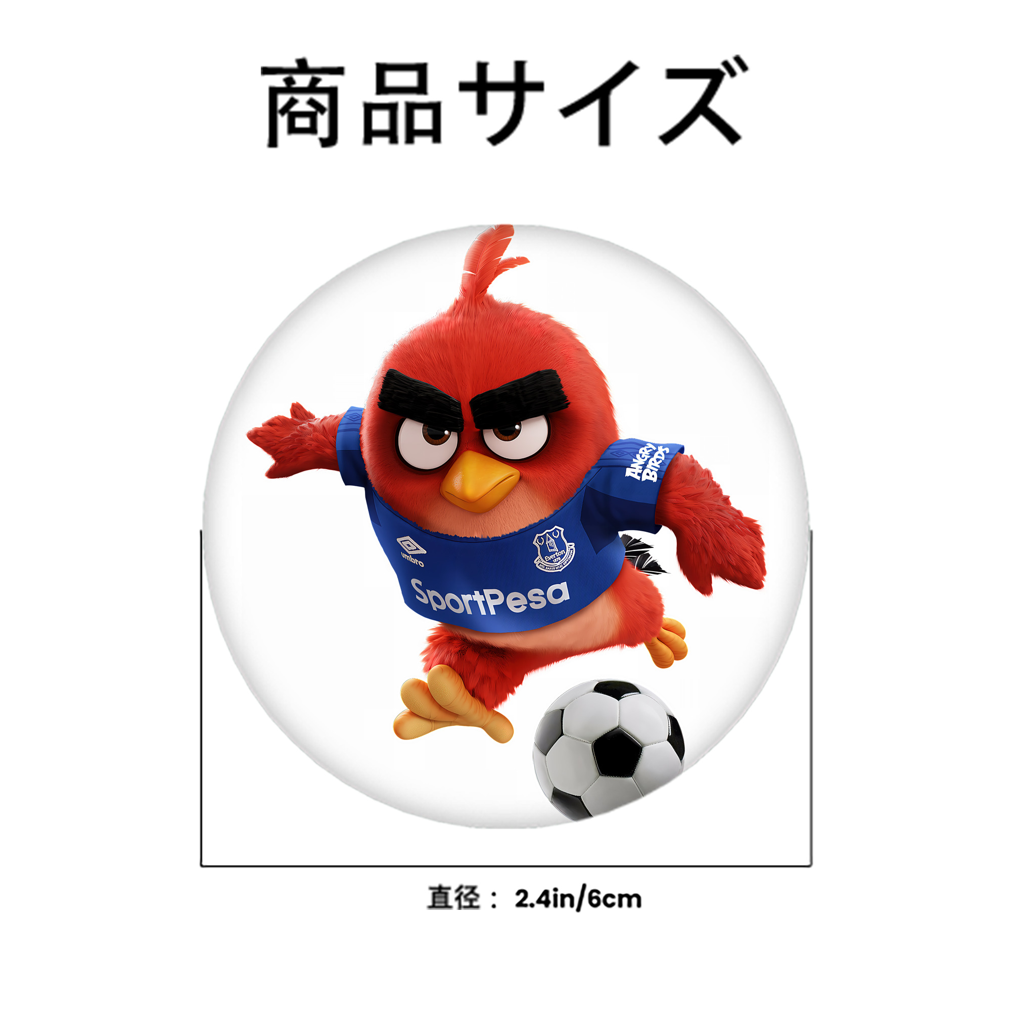 Angry Birds アングリーバード 6cm 缶バッジ 複数セット