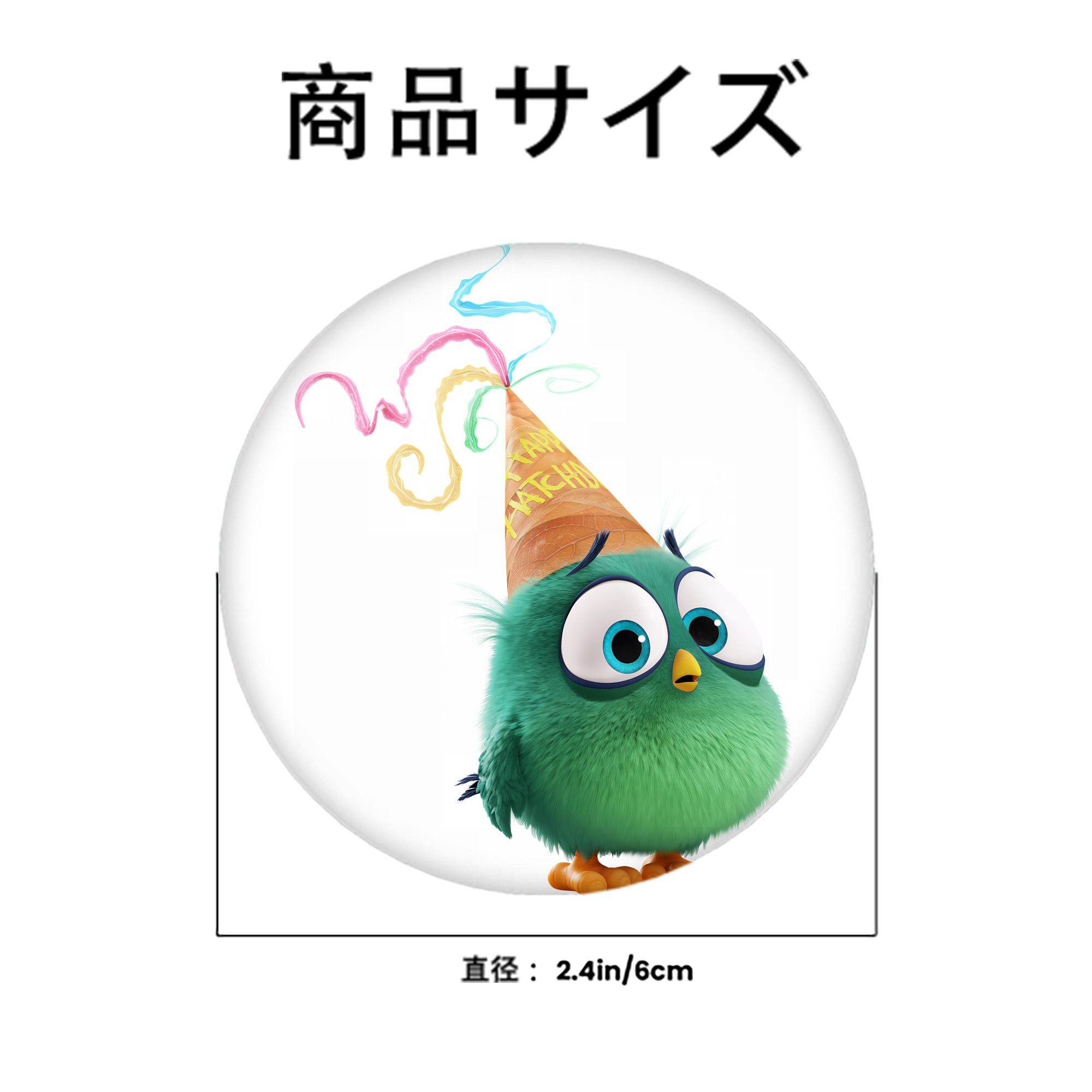 Angry Birds アングリーバード 6cm 缶バッジ 複数セット