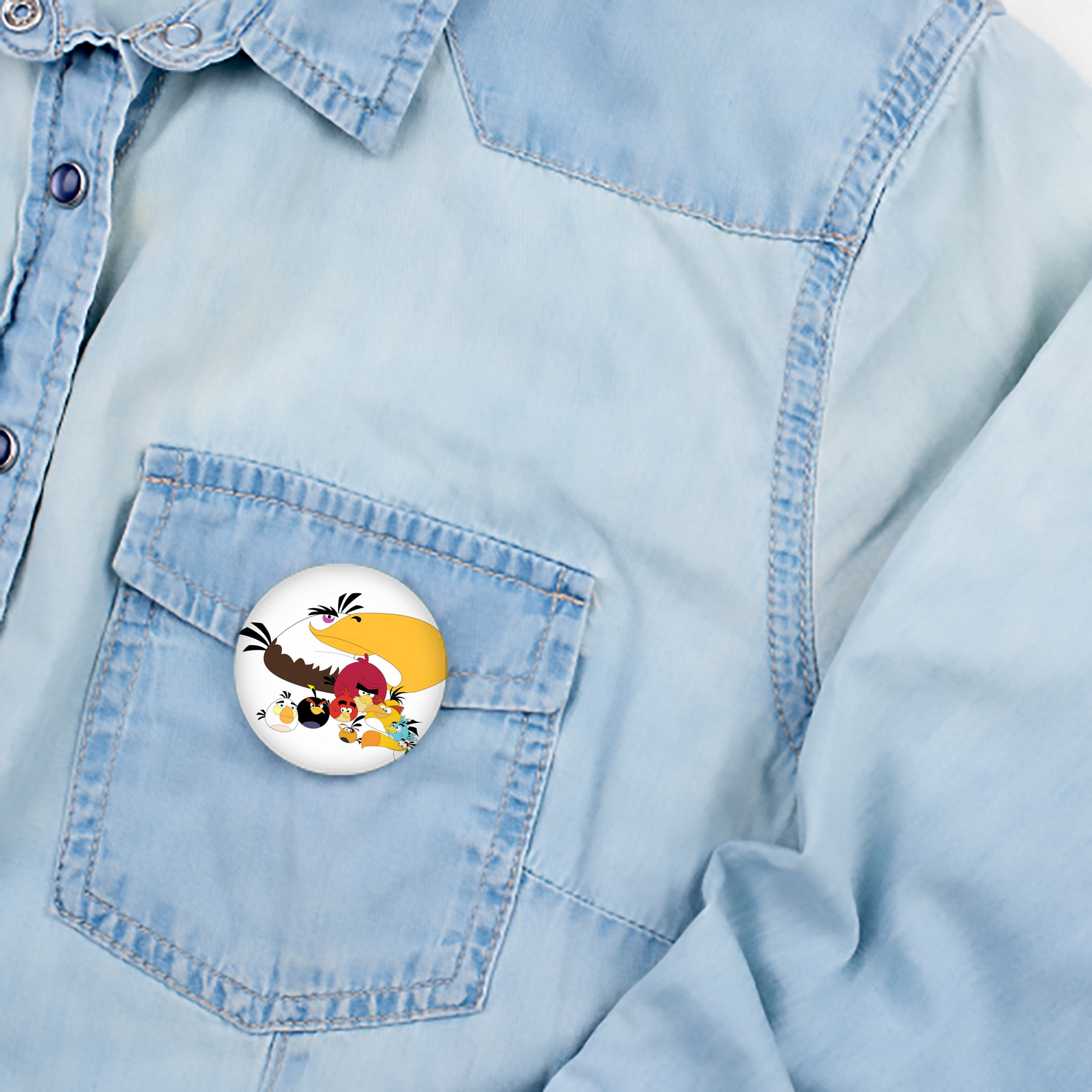Angry Birds アングリーバード 6cm 缶バッジ 複数セット
