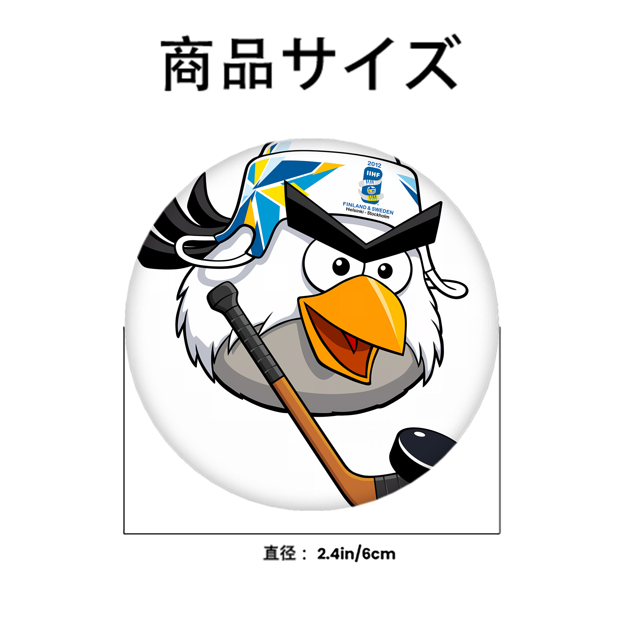 Angry Birds アングリーバード 6cm 缶バッジ 複数セット