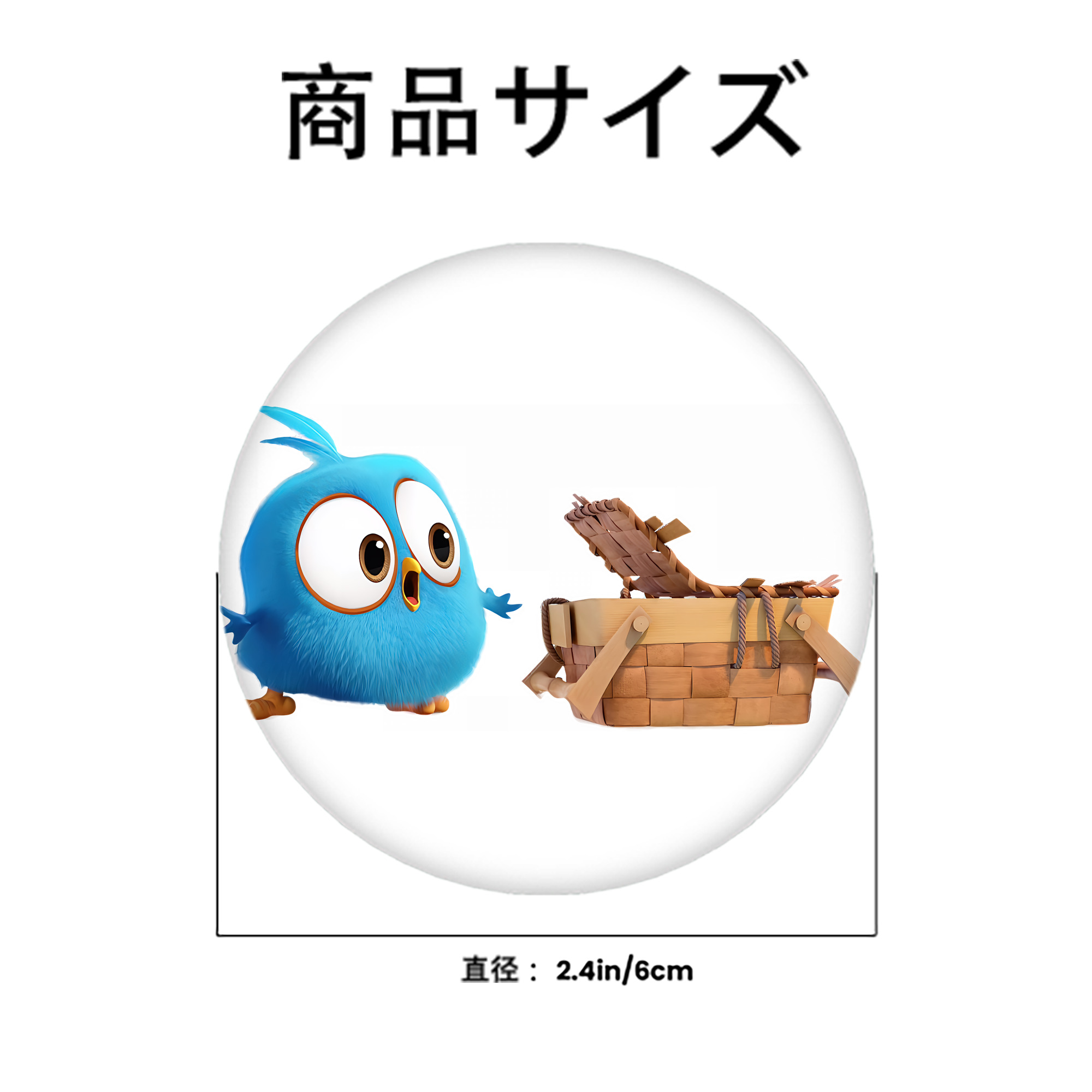 Angry Birds アングリーバード 6cm 缶バッジ 複数セット