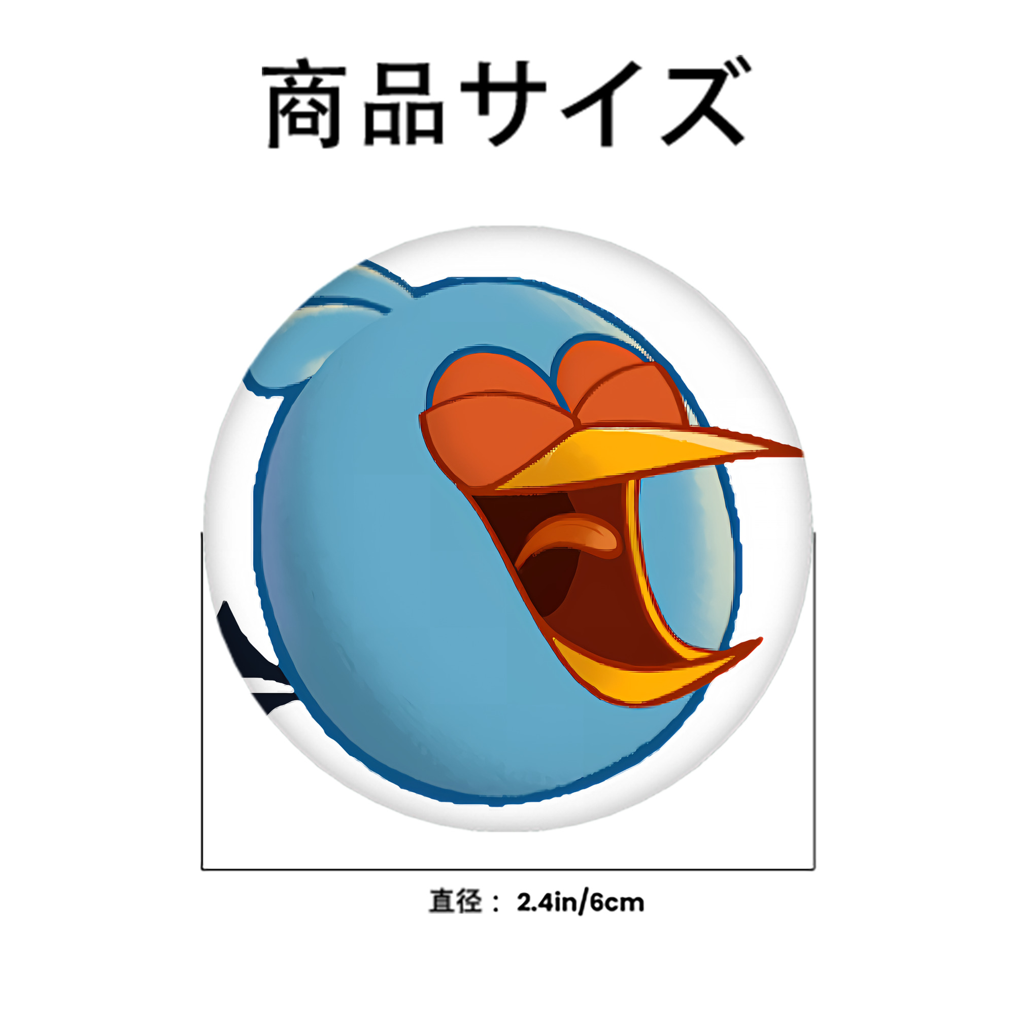 Angry Birds アングリーバード 6cm 缶バッジ 複数セット