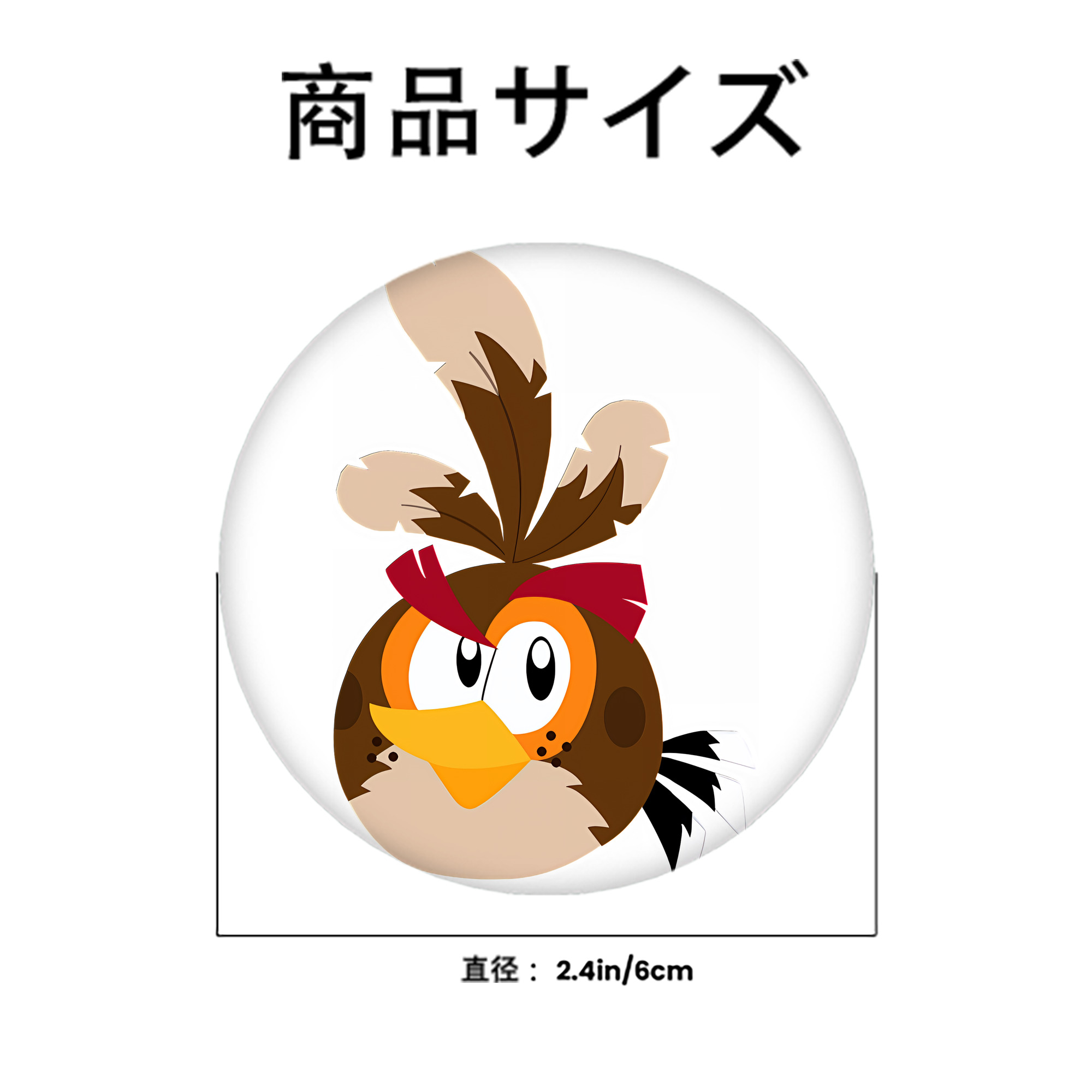 Angry Birds アングリーバード 6cm 缶バッジ 複数セット