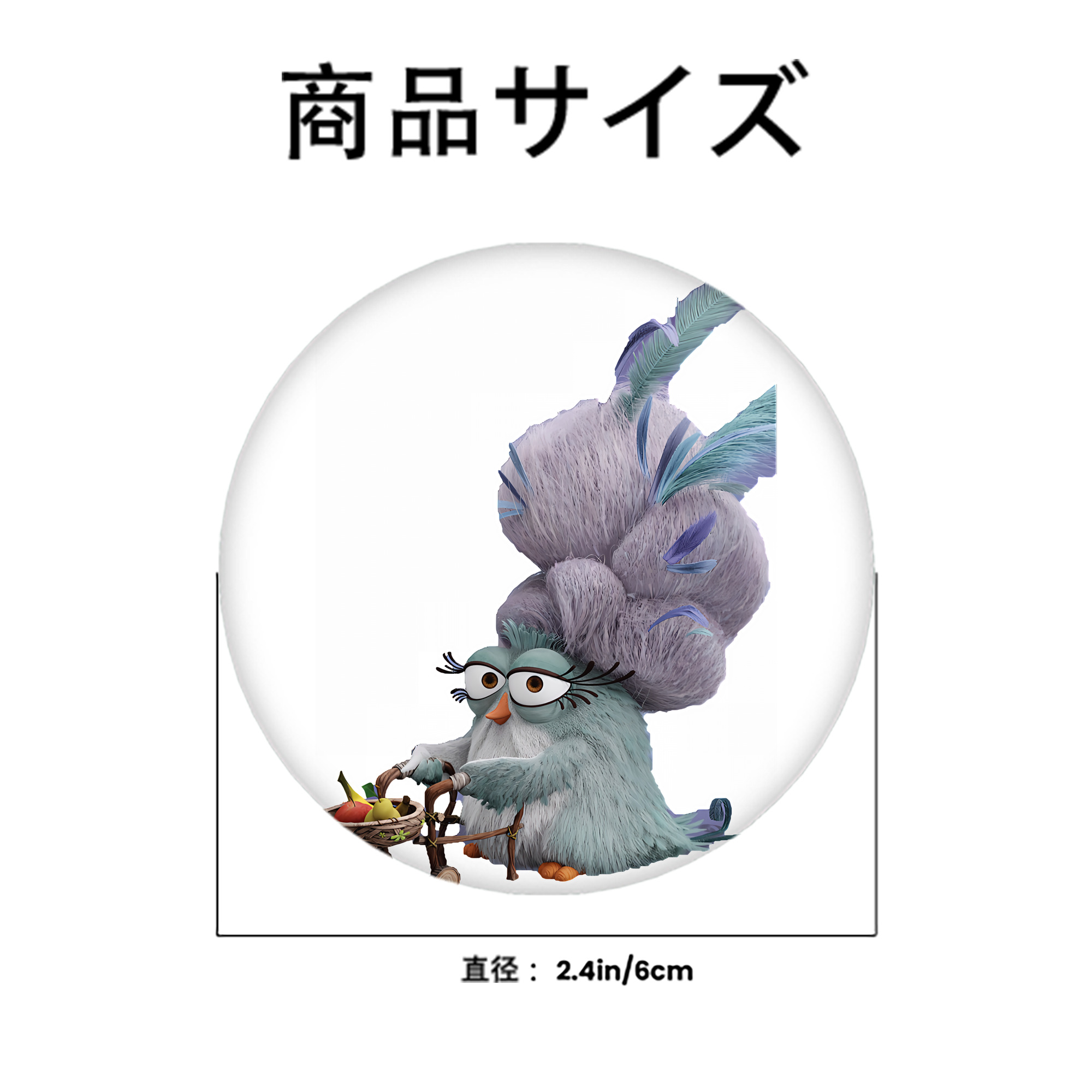 Angry Birds アングリーバード 6cm 缶バッジ 複数セット