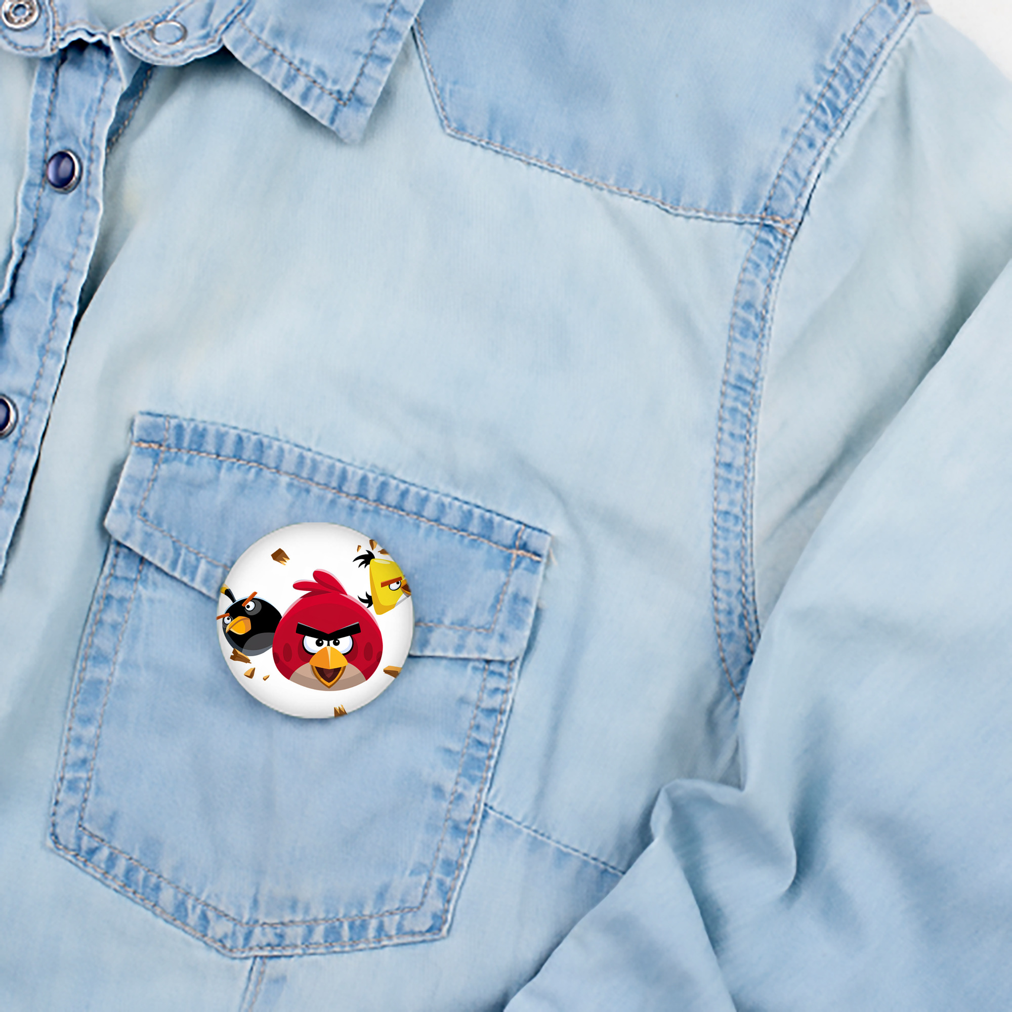 Angry Birds アングリーバード 6cm 缶バッジ 複数セット